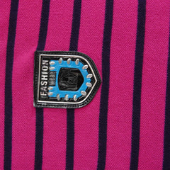 Black Lining hot Pink wased Polo Shirt