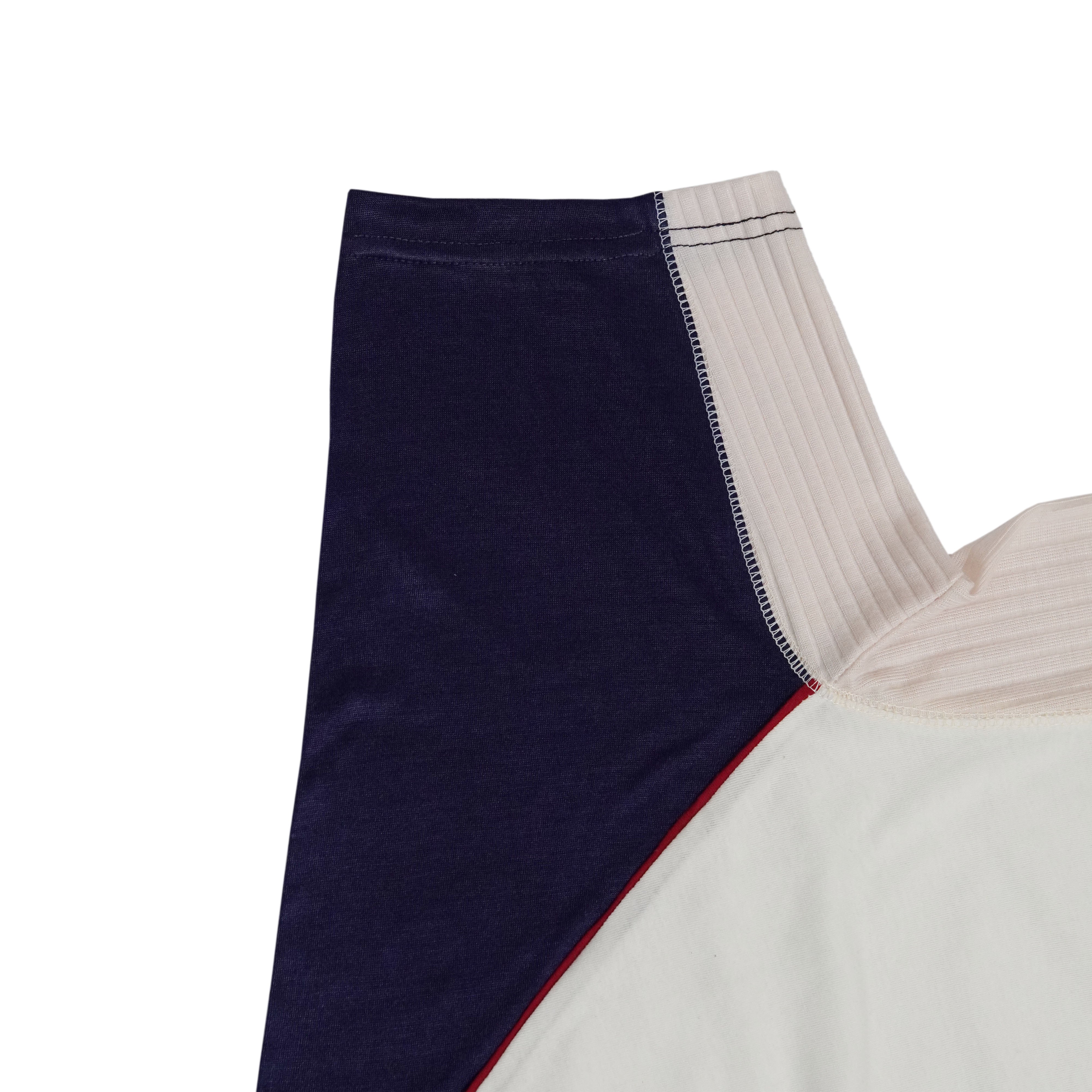 Side Panal Mesh Fabric Against Sweating Raglan T Shirt - Foxy Garments