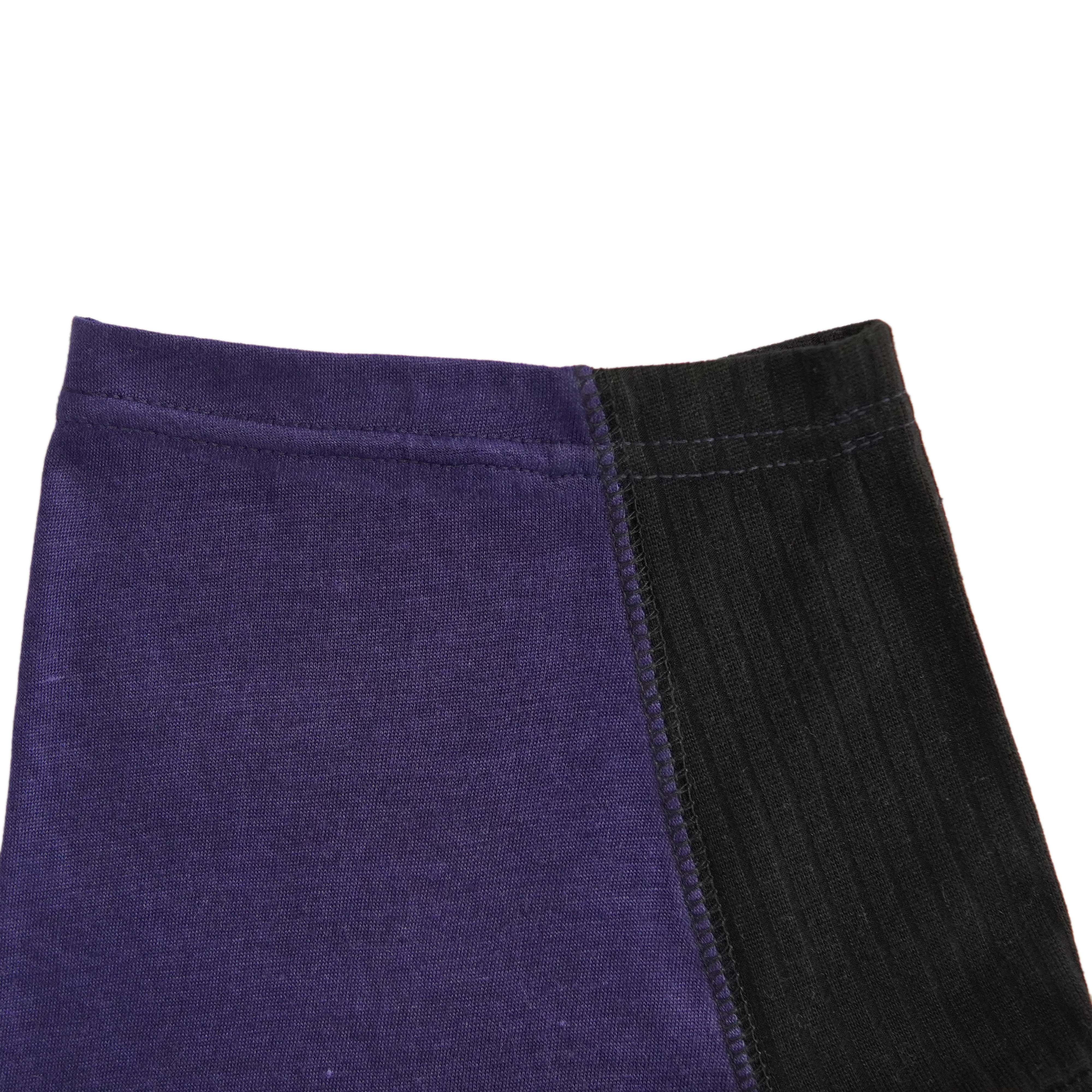 Side Panal Mesh Fabric Against Sweating Raglan T Shirt - Foxy Garments