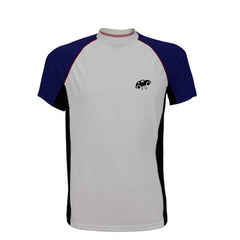 Side Panal Mesh Fabric Against Sweating Raglan T Shirt - Foxy Garments