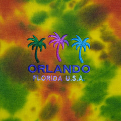 Orlando Yellow Shade Tie & Dye Hoodie
