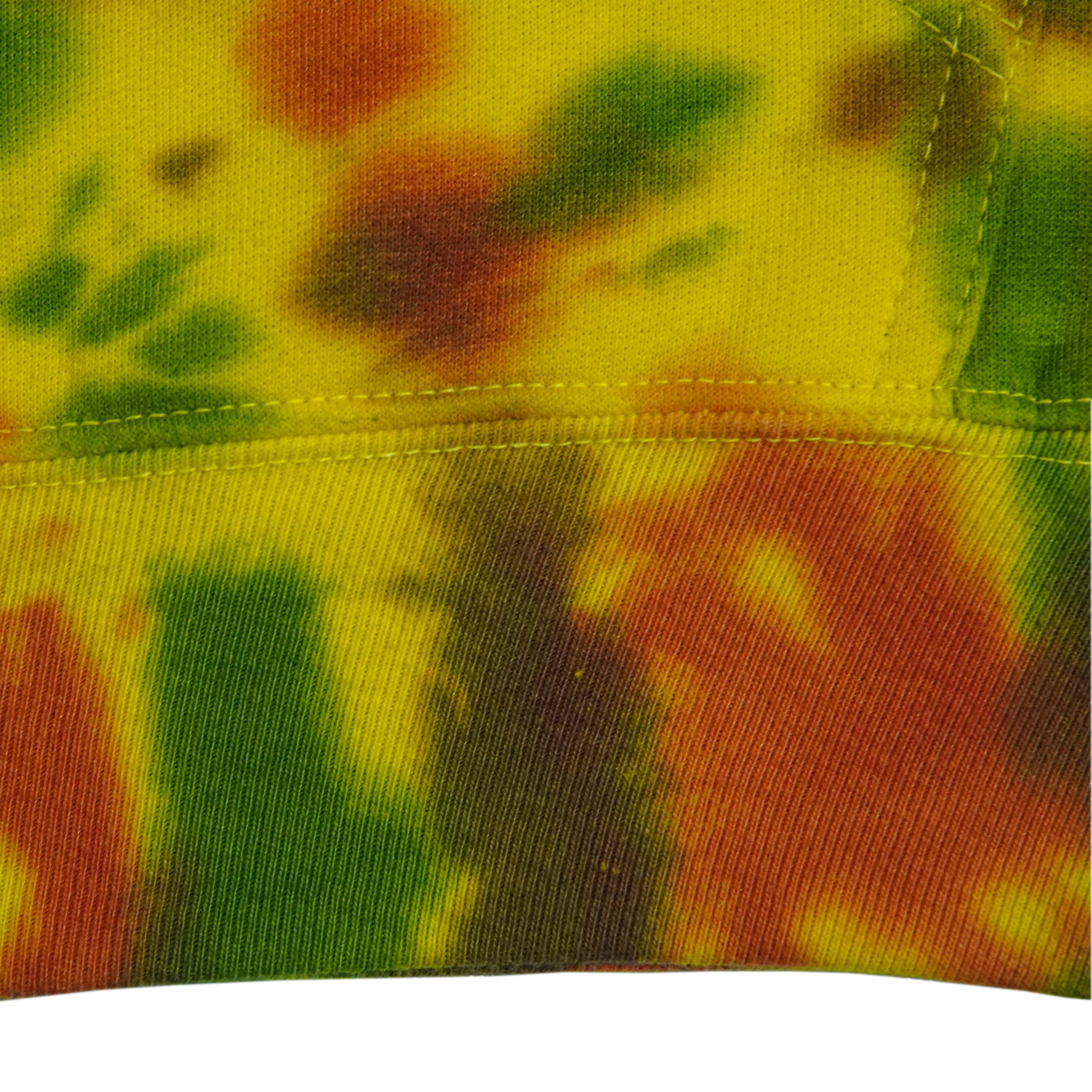 Orlando Yellow Shade Tie & Dye Hoodie
