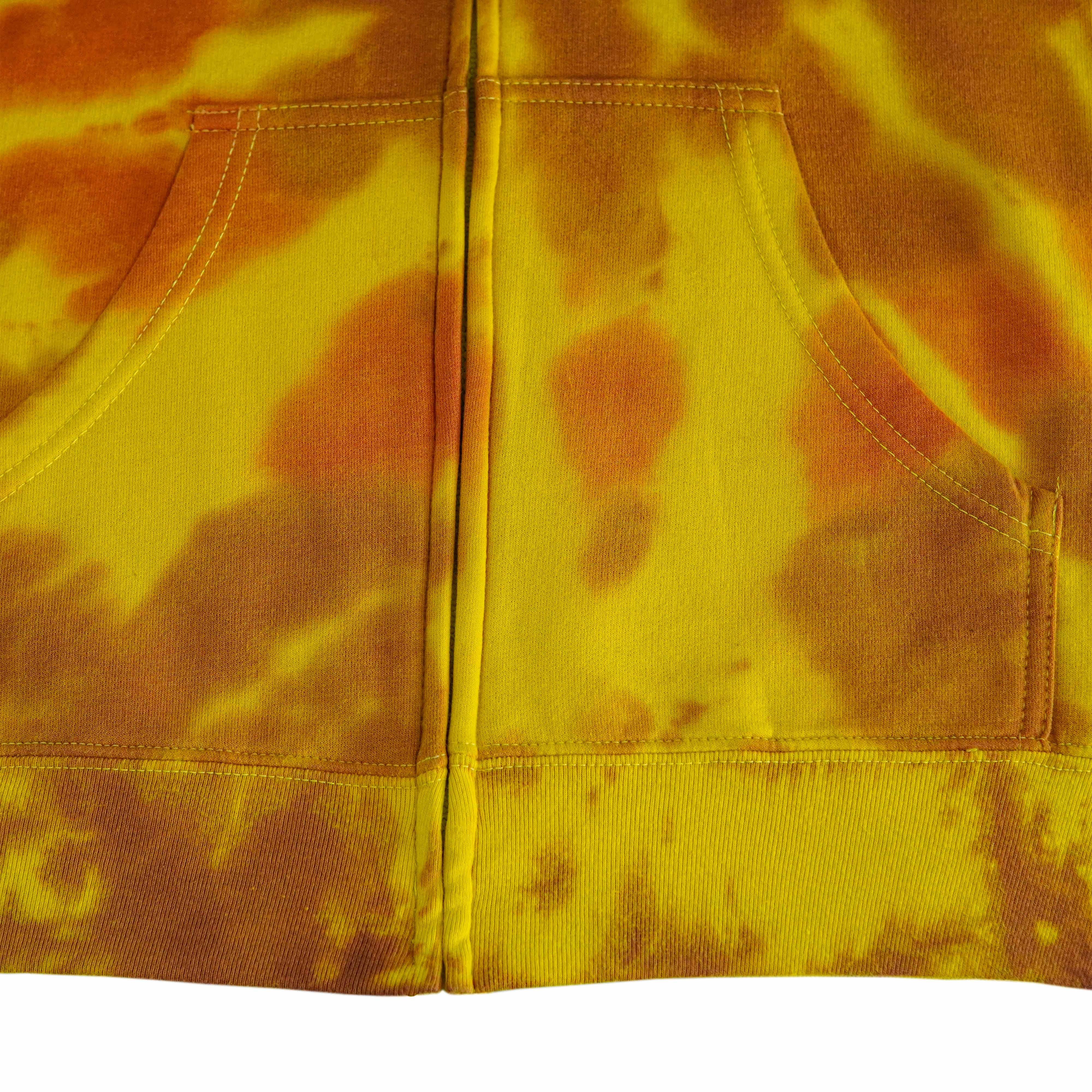 Orlando Fire Effect Tie & Dye Hoodie