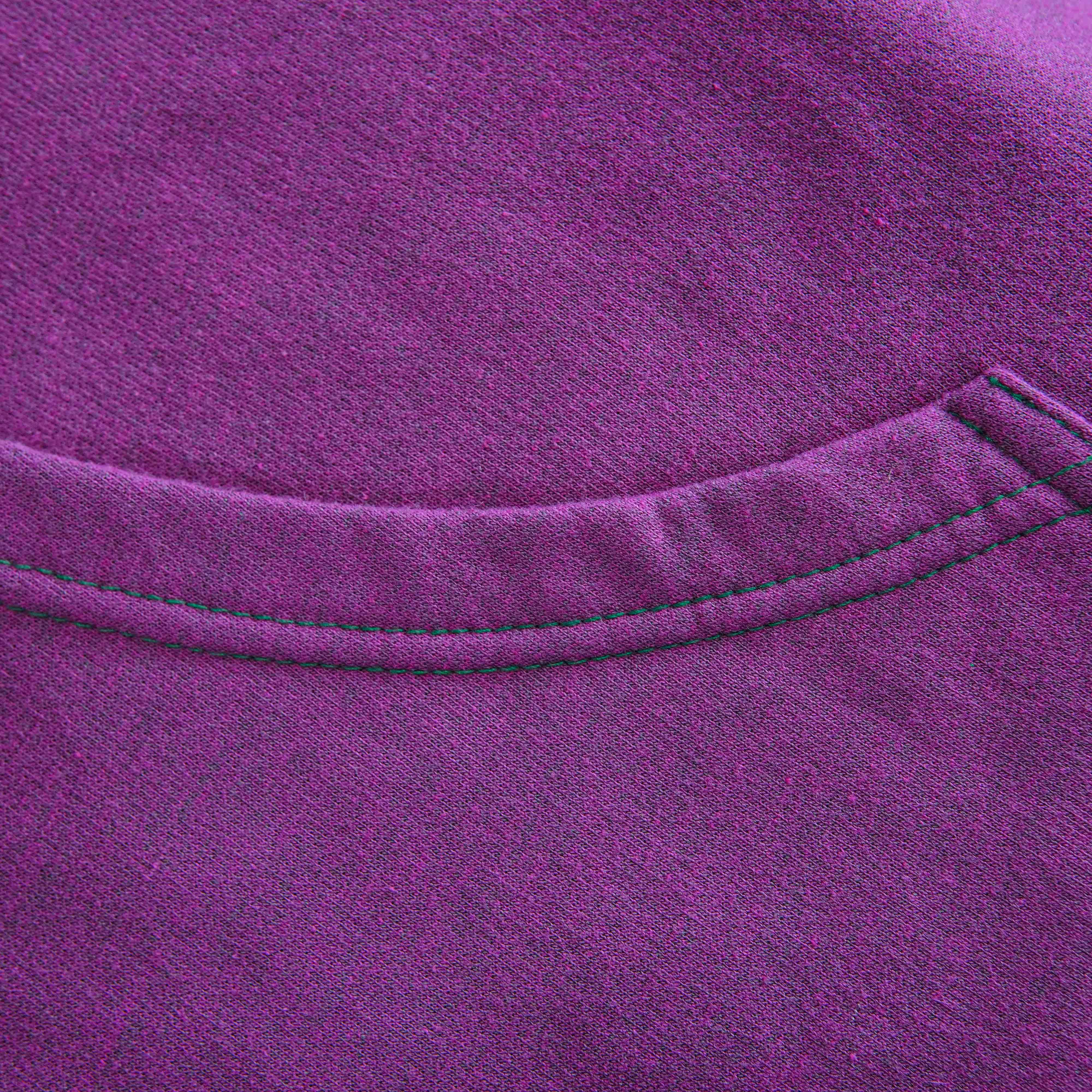 Contrast Rib Shining Orlando Plain Hoodie - Foxy Garments