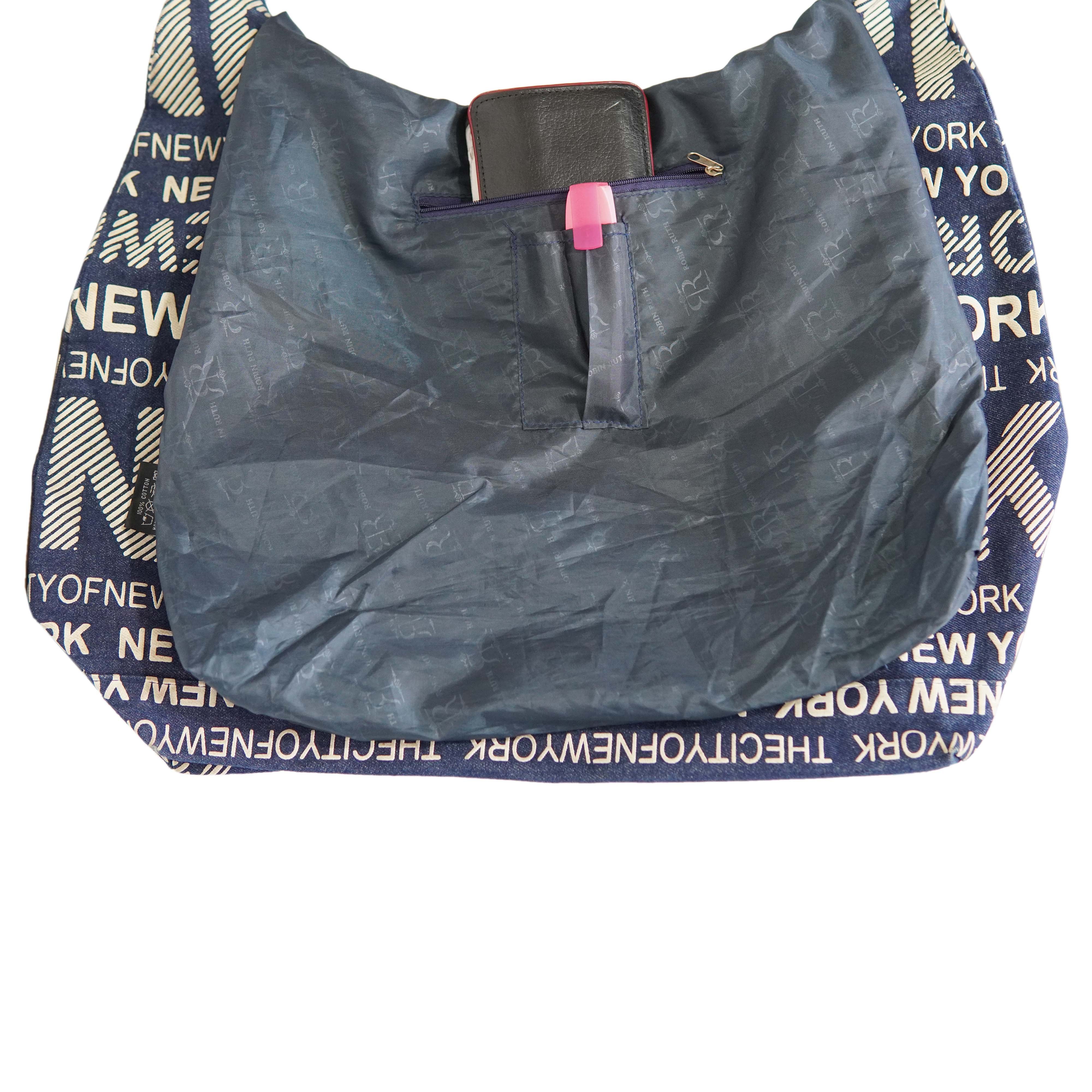 New York Printed Bag - Foxy Garments