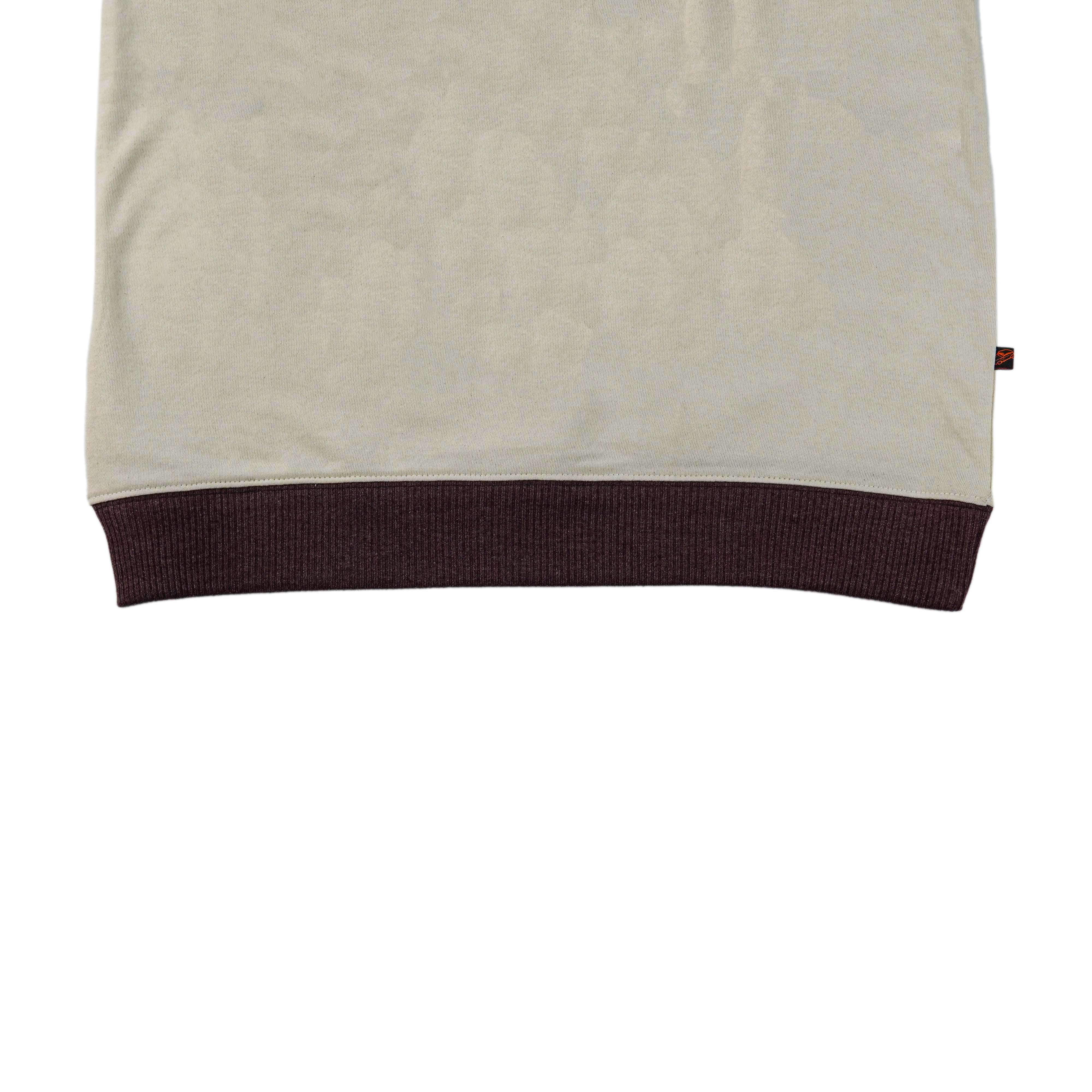 Terry Body With Rib Arms "Short Zip Fashion" Sweat Shirt - Foxy Garments