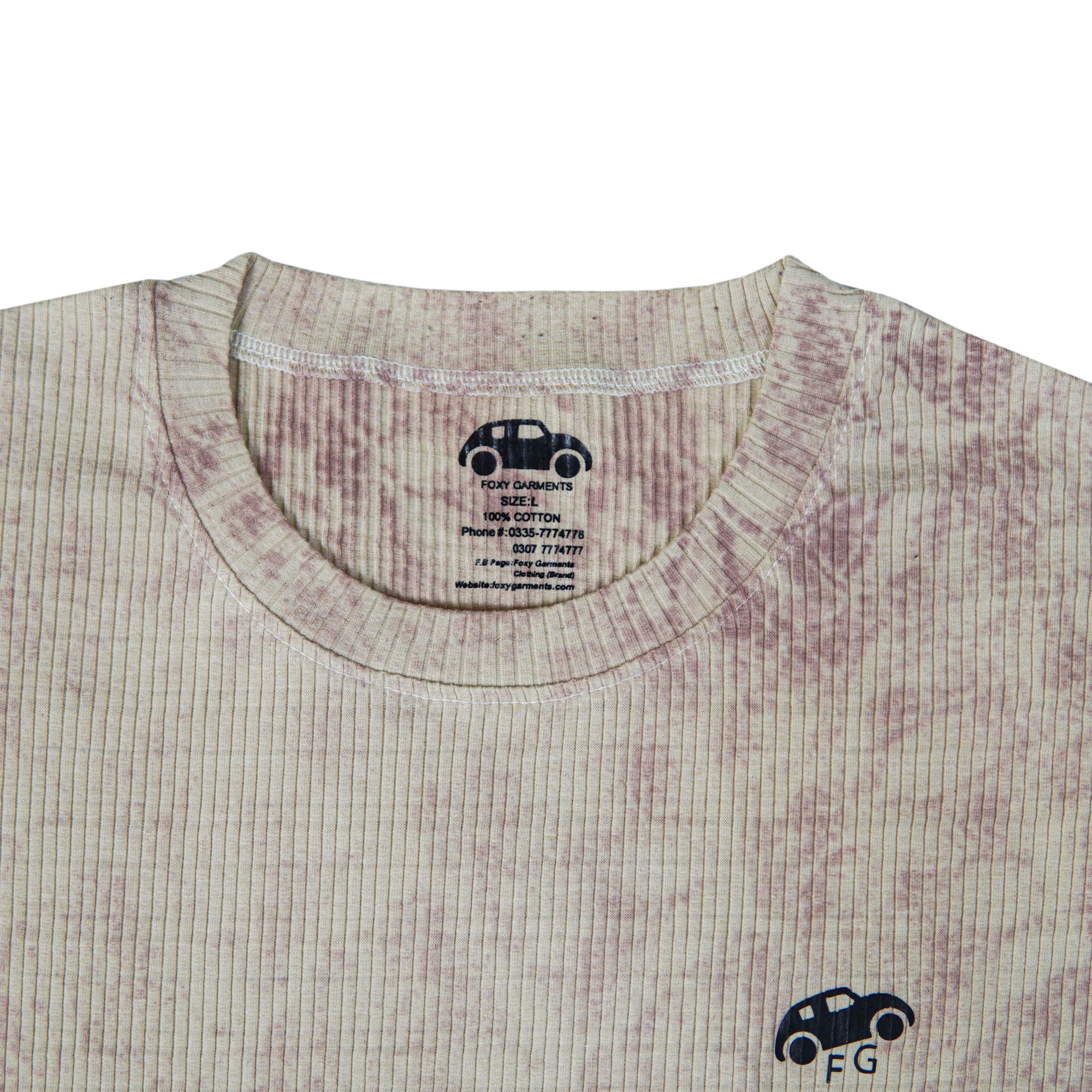 Colored Rib Fabric Muscle Tank - Foxy Garments