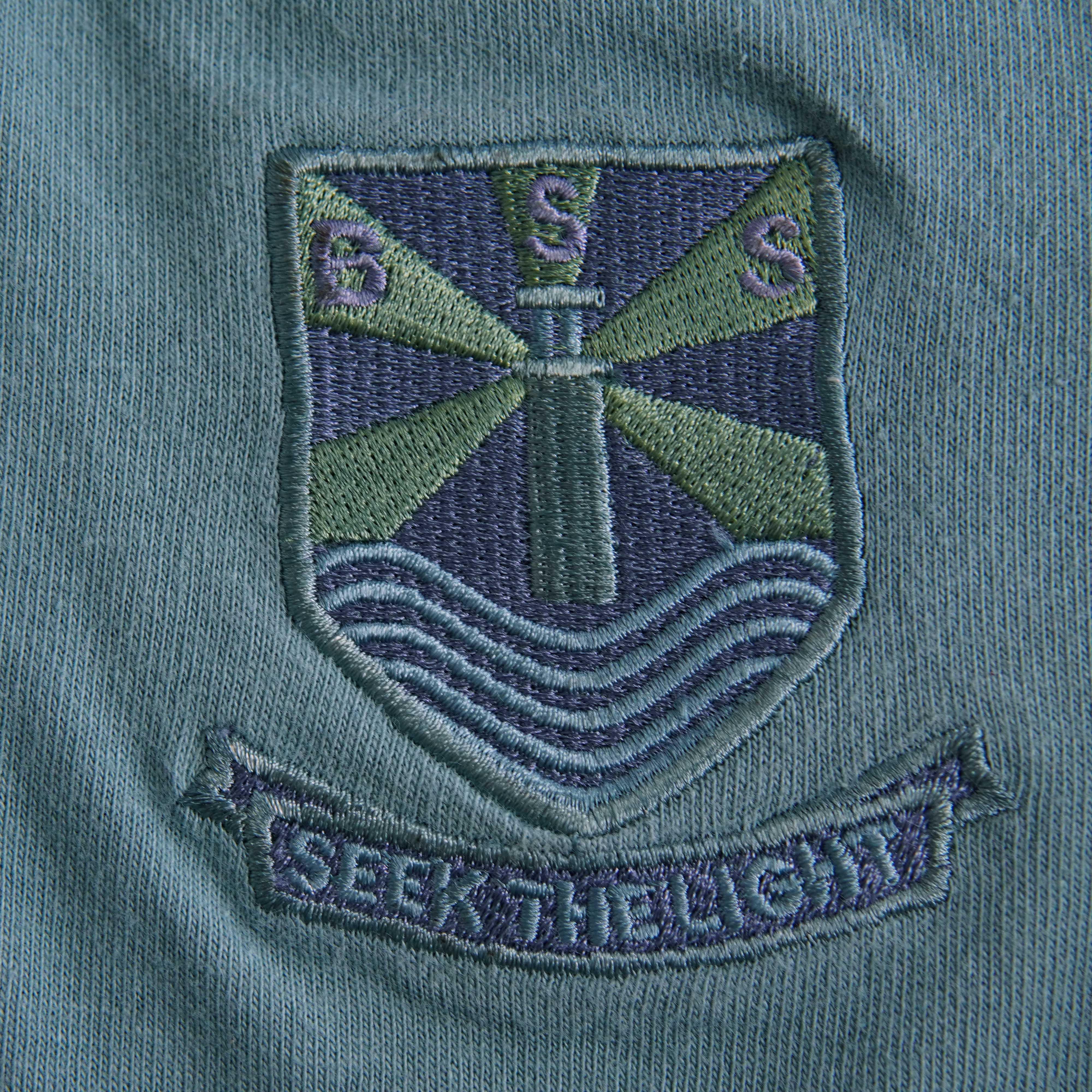 Kids Full Sleeve Polo Shirt For Sky Grey Shade - Foxy Garments