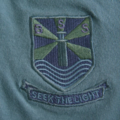 Kids Full Sleeve Polo Shirt For Sky Grey Shade - Foxy Garments