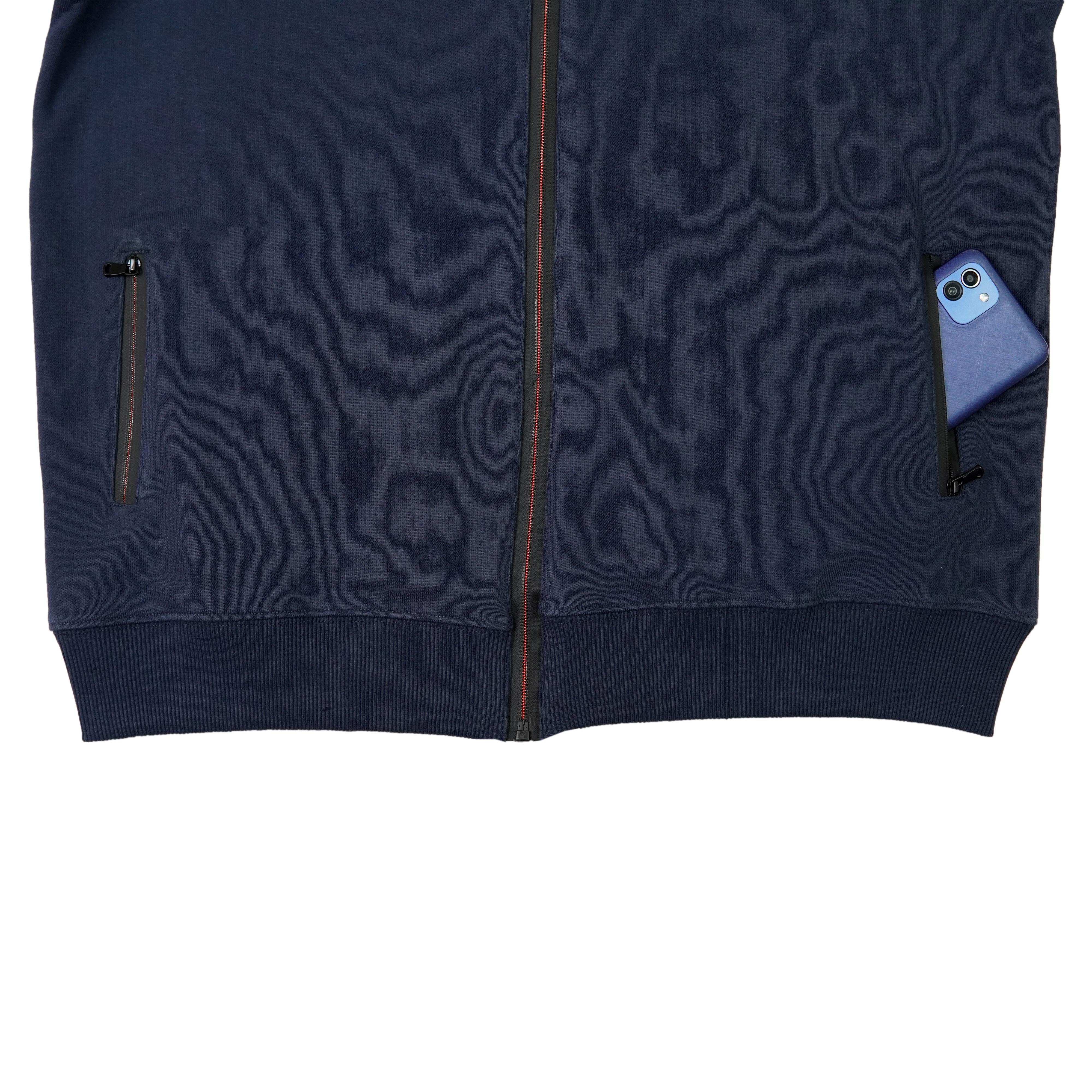 Full Zip Long Sleeve Sweat Shirt With Trouser Tracksuit "610" GSM