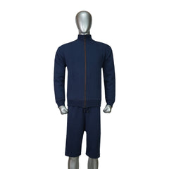 Full Zip Long Sleeve Sweat Shirt and Short Tracksuit "610" GSM