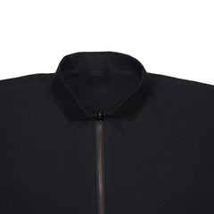 Full Zip Long Sleeve Polo Shirt with Short Tracksuit