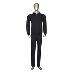 Full Zip Long Sleeve Polo Shirt with Trouser Tracksuit