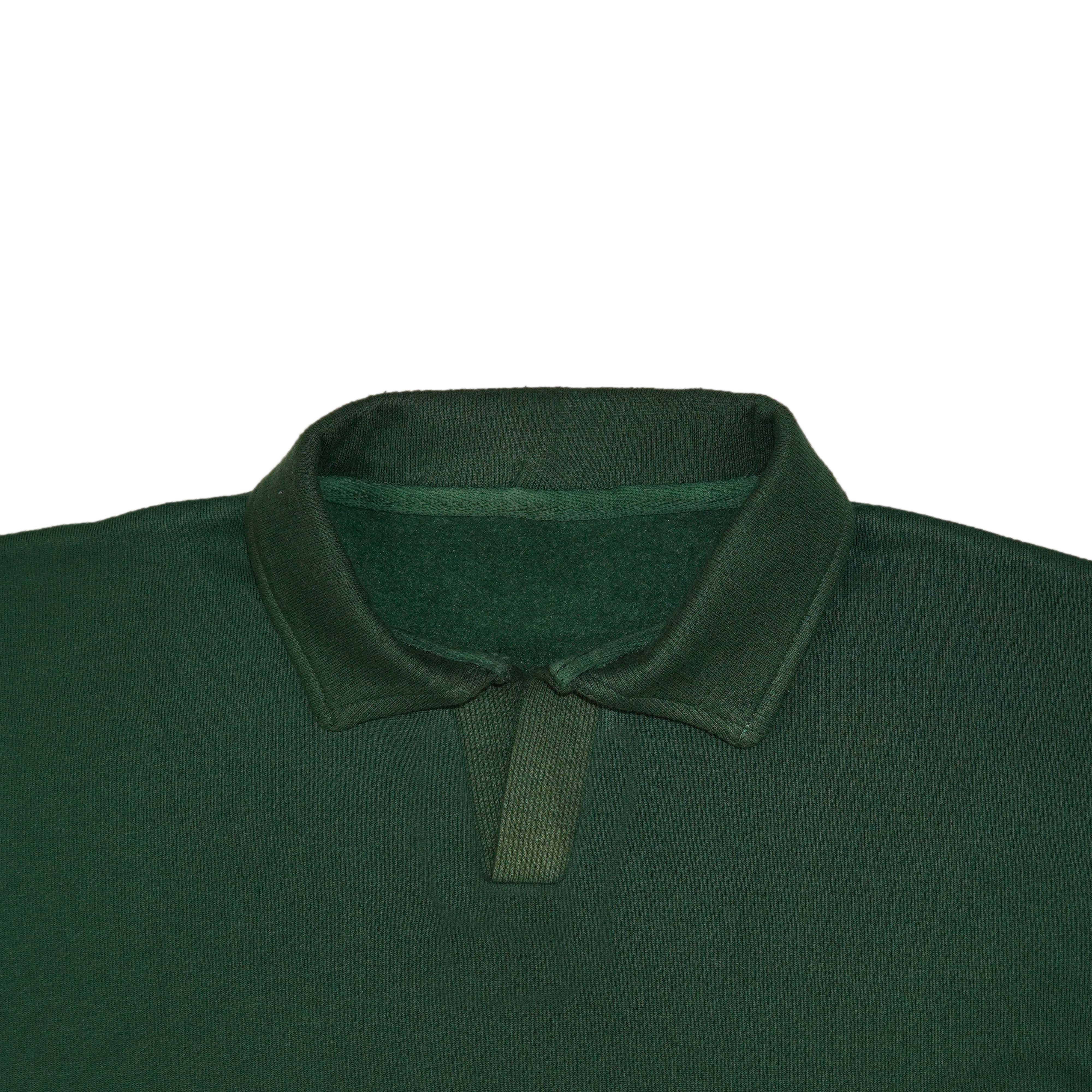 Long Sleeve Placket Polo Shirt with Trouser Tracksuit