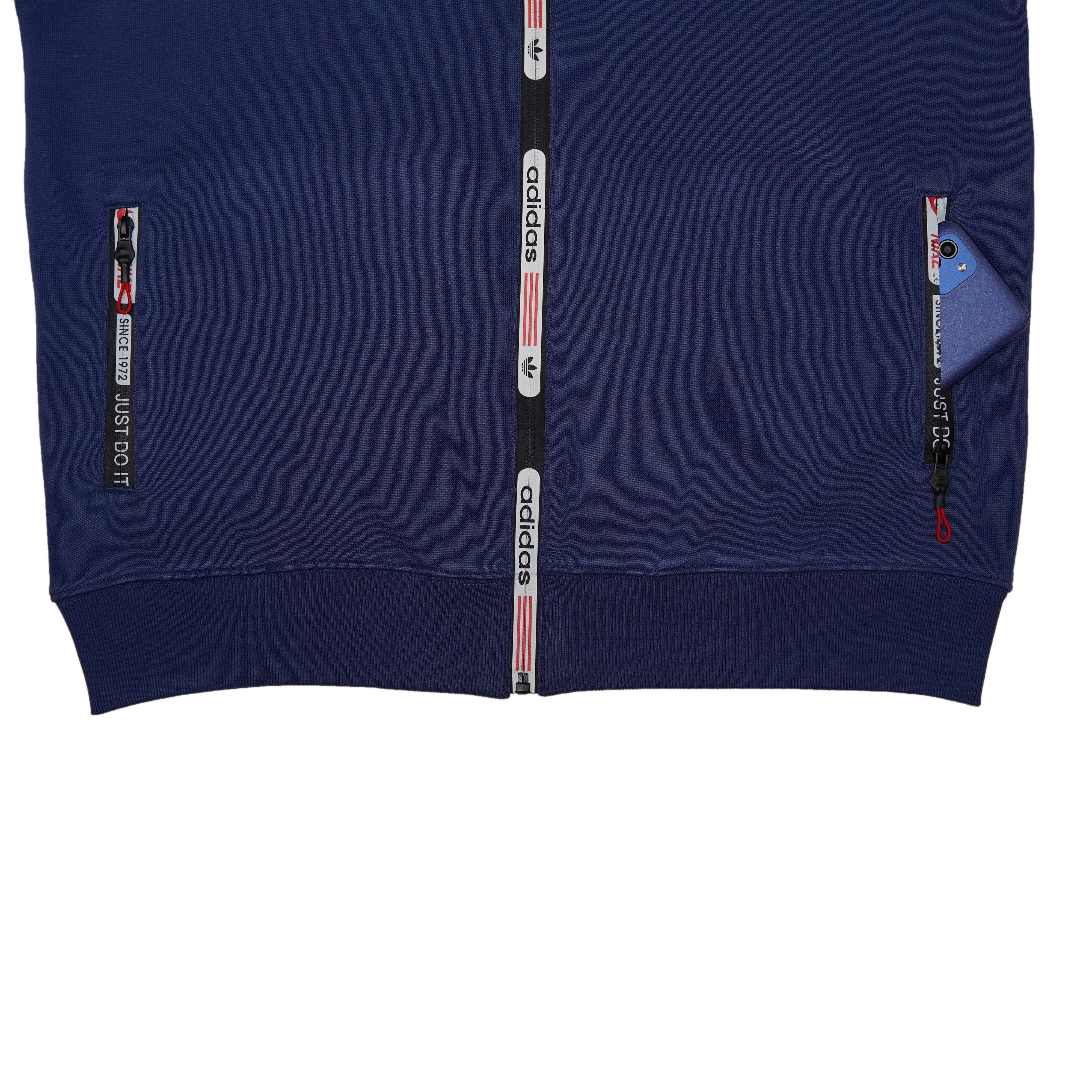 Full Zip Long Sleeve Polo Shirt with Short Tracksuit