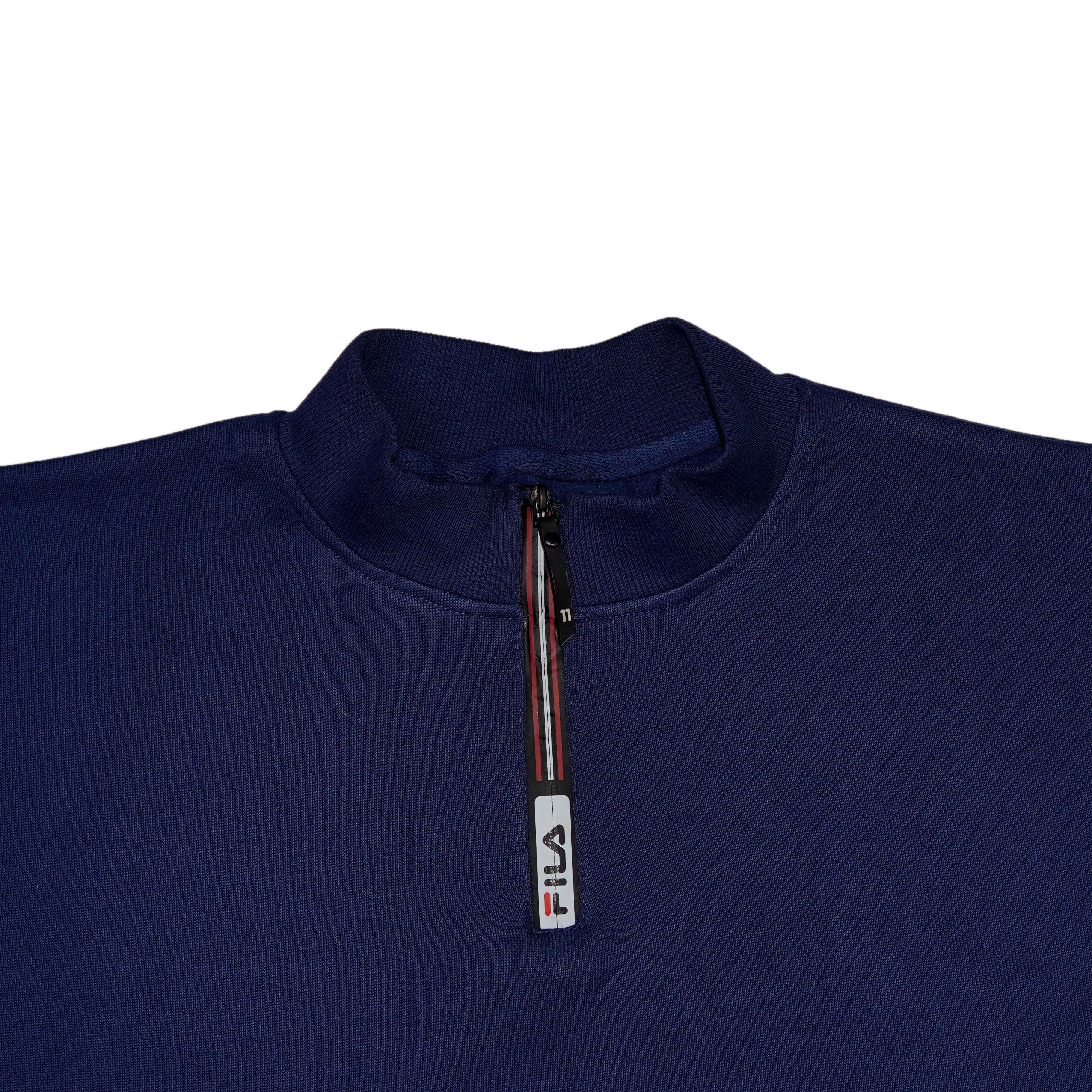 Quarter Zip Long Sleeve Sweatshirt with Trouser Tracksuit