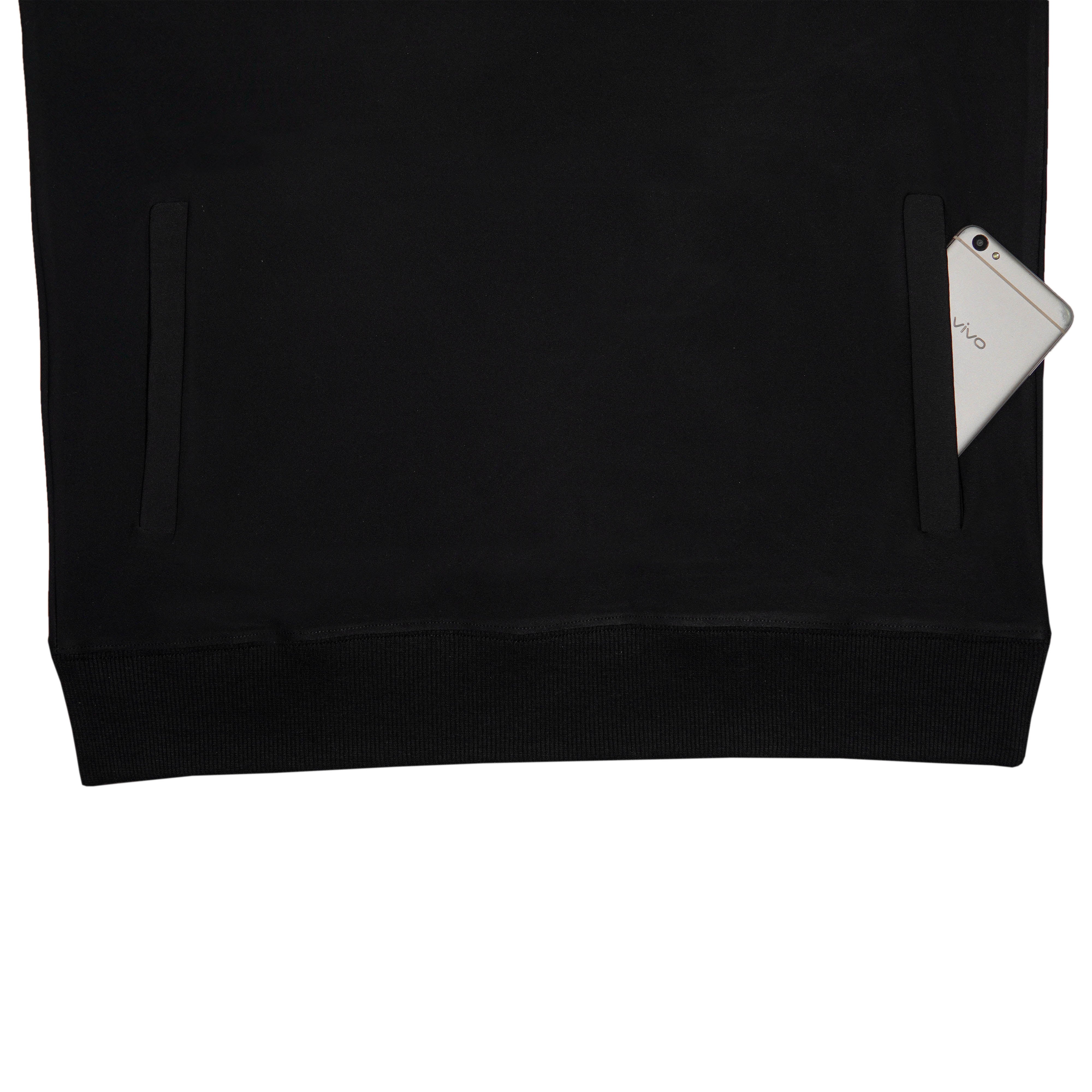 4-Way Stretched Quarter Zip Long Sleeve Sweatshirt with Trouser