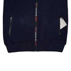 Men’s Full-Zip Sleeveless Rib Sweatshirt