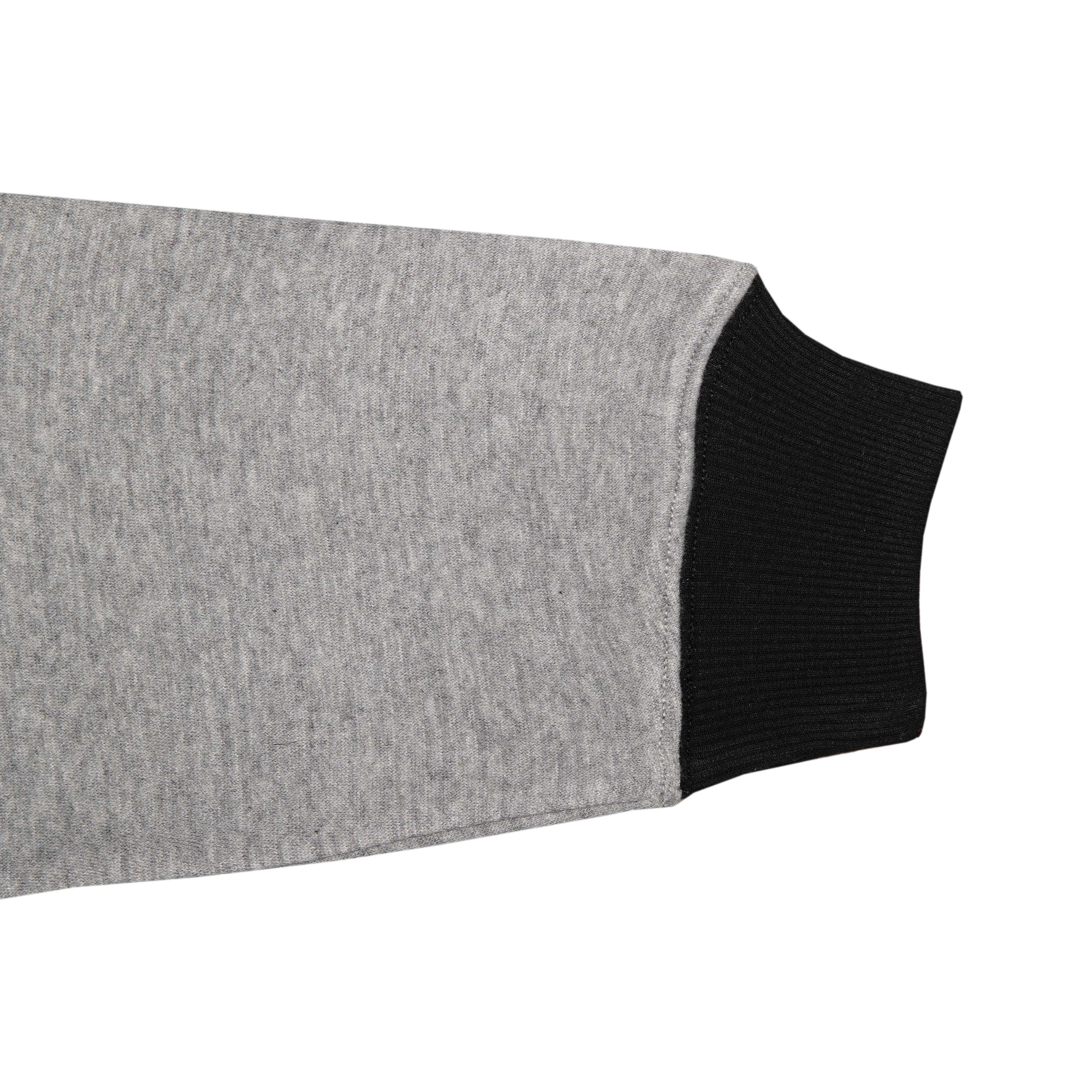 Full Zip Long Sleeve Multi Panal Sweatshirt