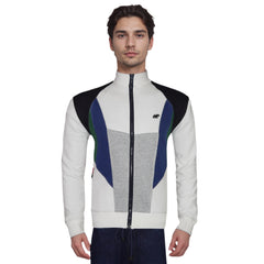 Full Zip Long Sleeve Multi Panal Sweatshirt