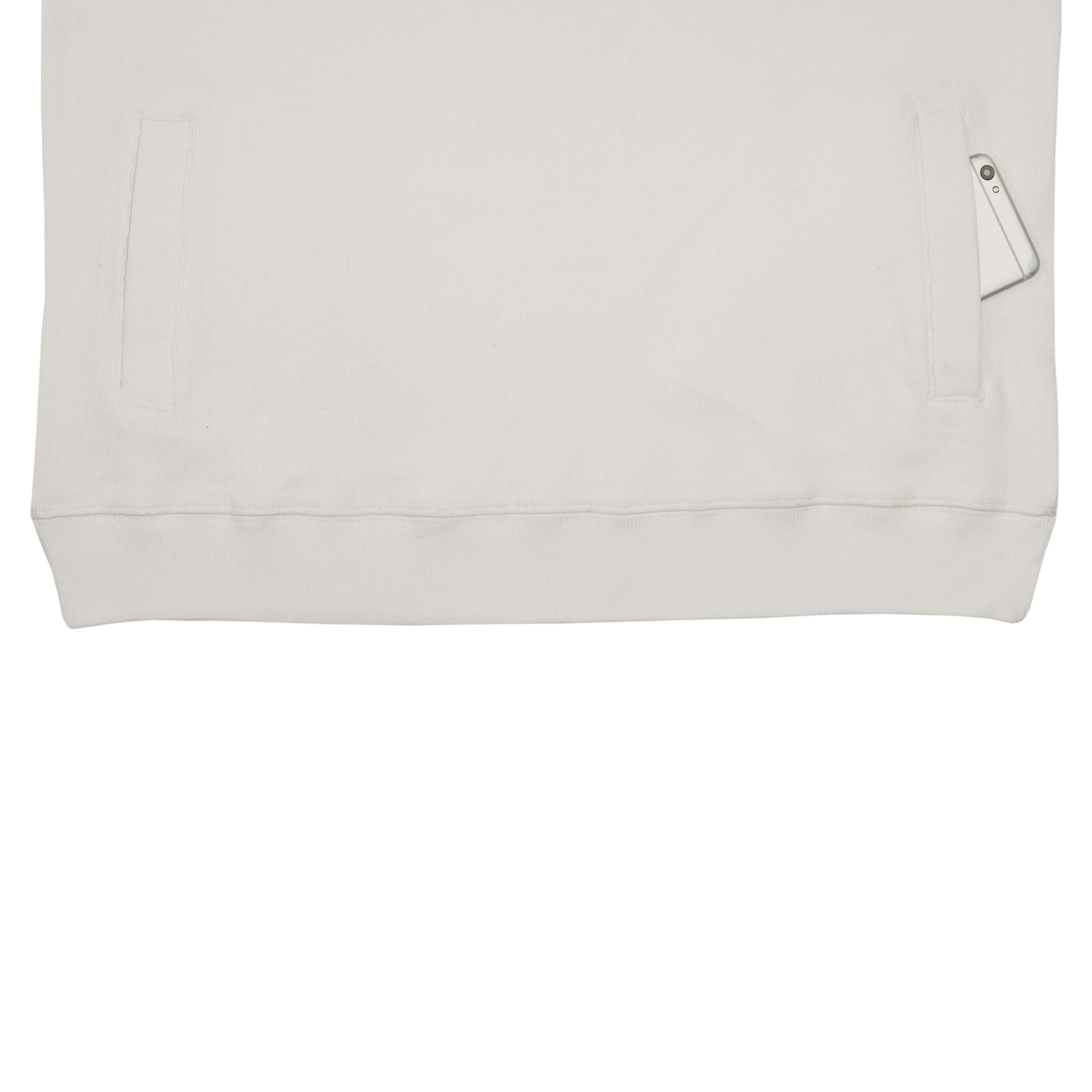 Quarter Zip Long Sleeve Rib Sweatshirt with Rib Trouser