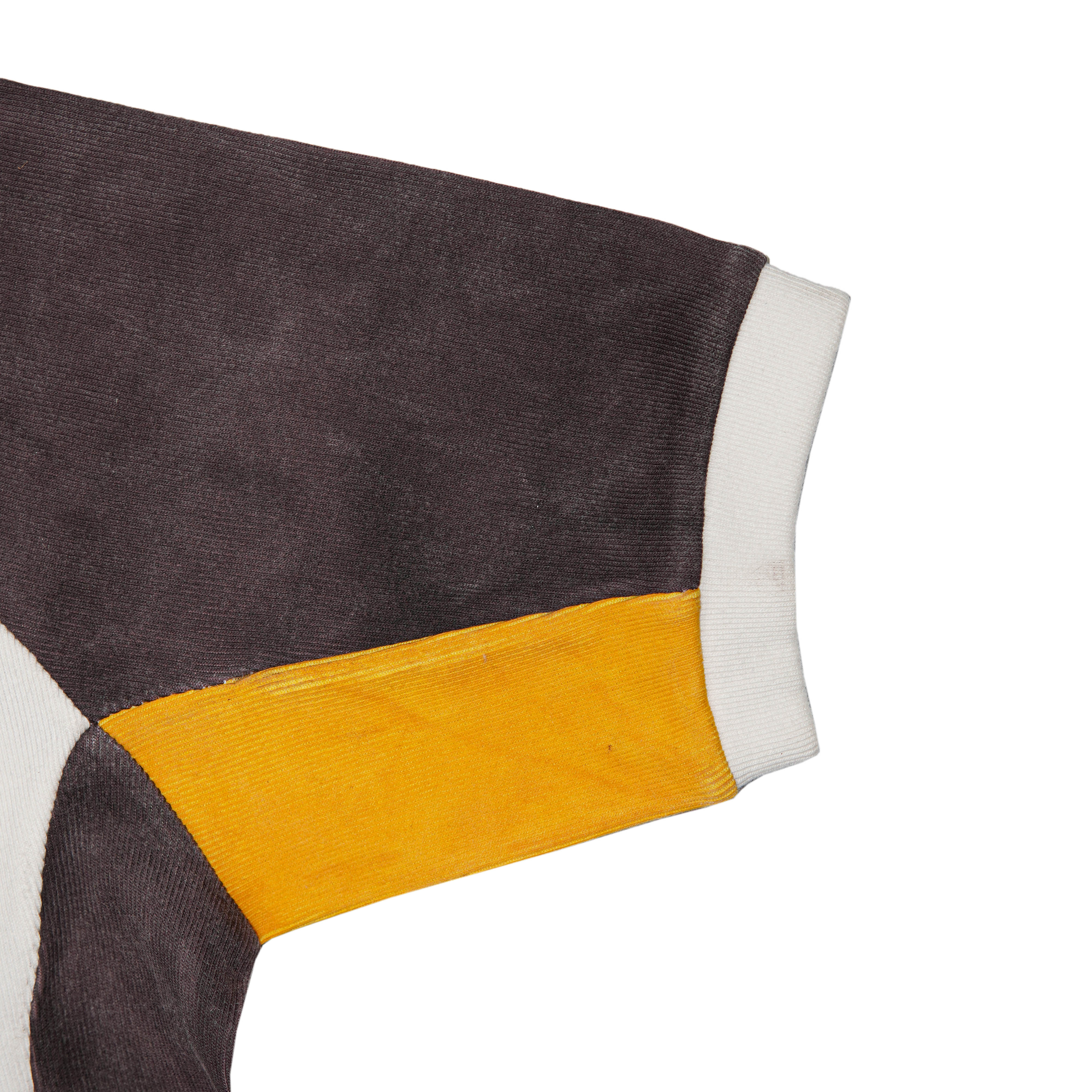 Men’s Raglan Sleeve Zip Polo Shirt with Side Panel