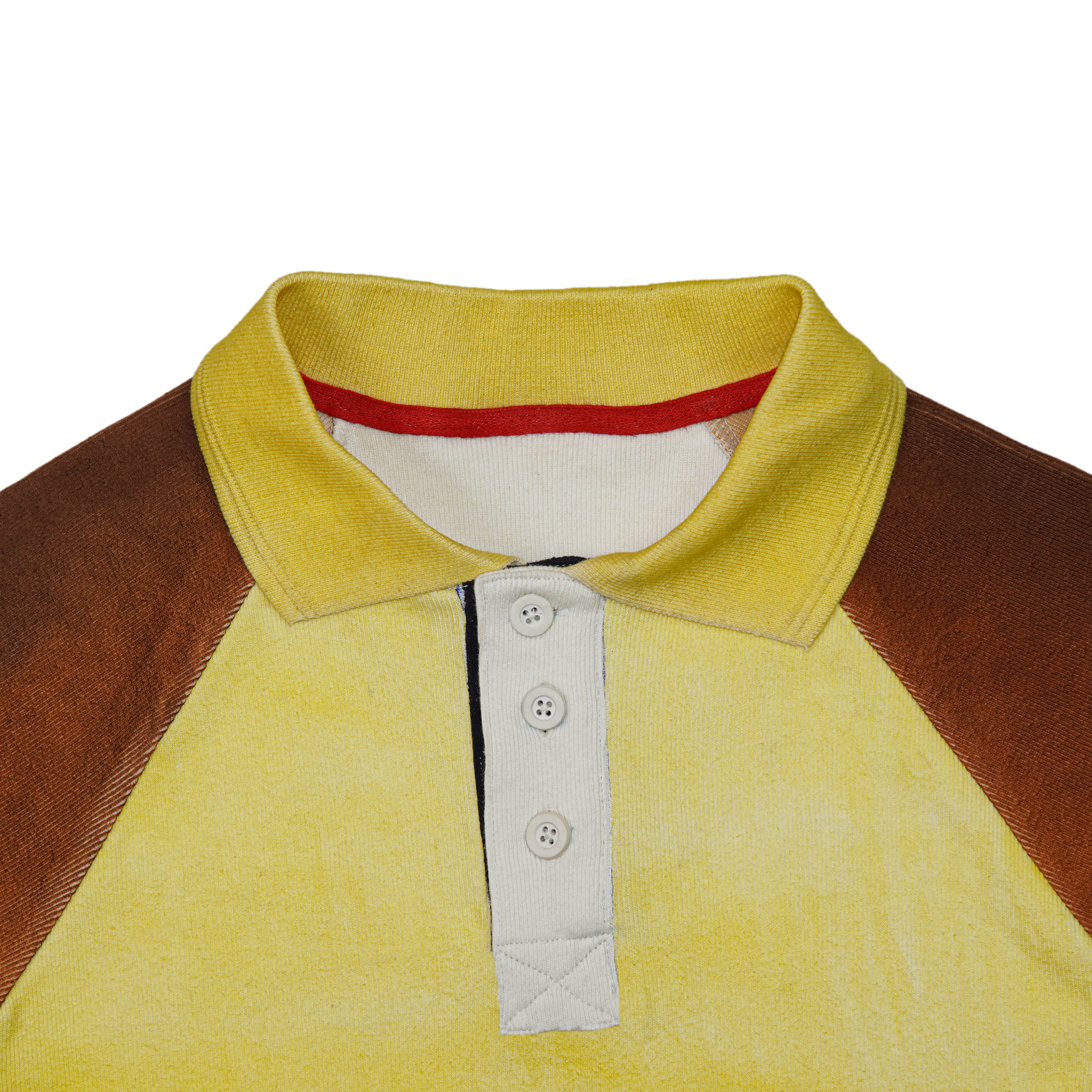 Men’s Raglan Sleeve Rib Polo Shirt