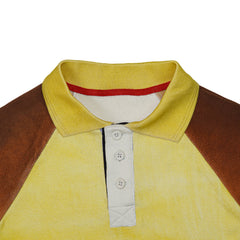 Men’s Raglan Sleeve Rib Polo Shirt