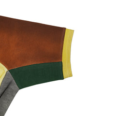 Men’s Raglan Sleeve Rib Polo Shirt