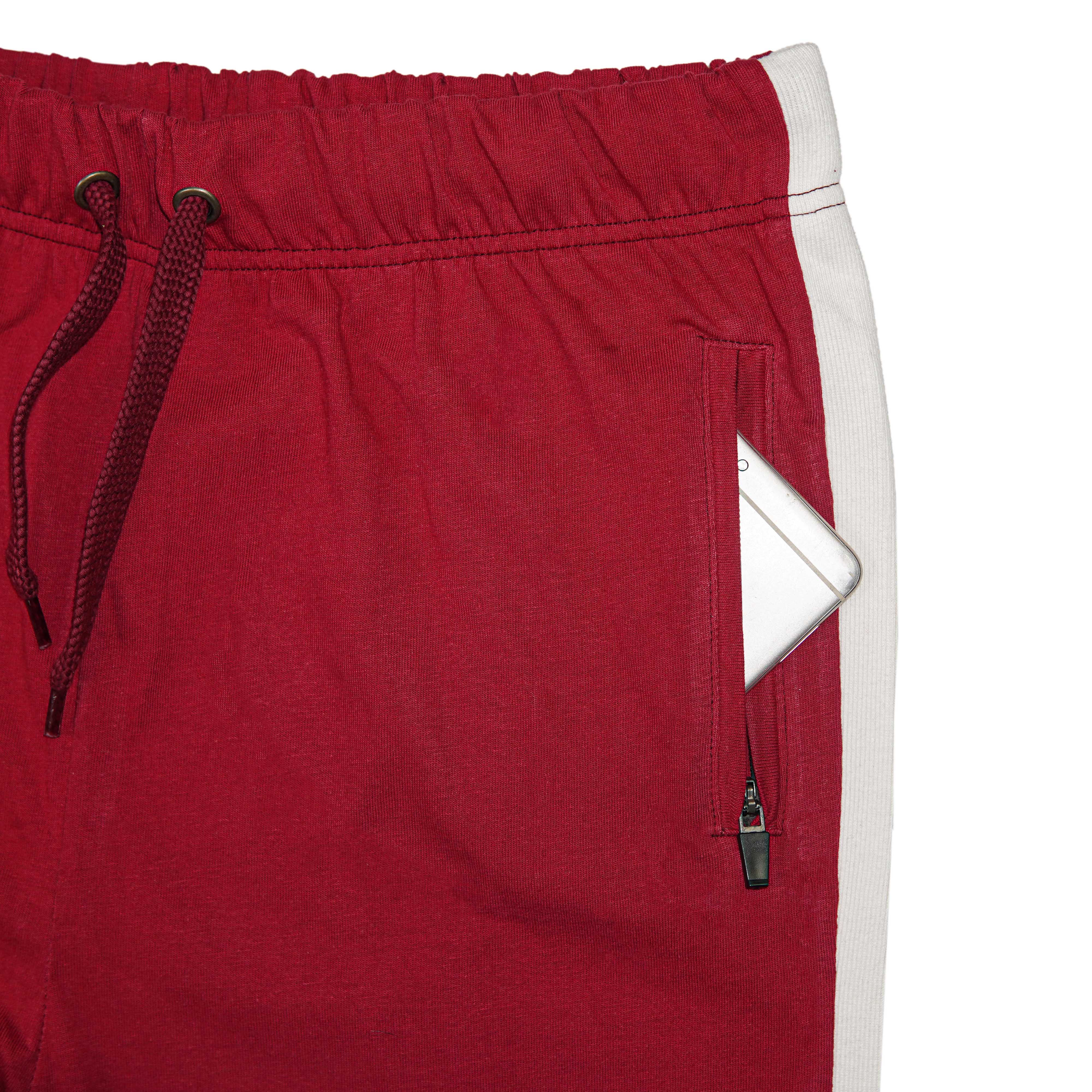 Contrast Sleeve Side Panel Polo-Shirt With Trouser Tracksuit