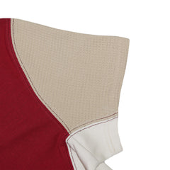 Contrast Sleeve Side Panel T-Shirt With Short Tracksuit