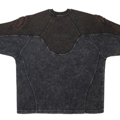 Contrast Vintage Wash Thermal Padded Sweat Shirt