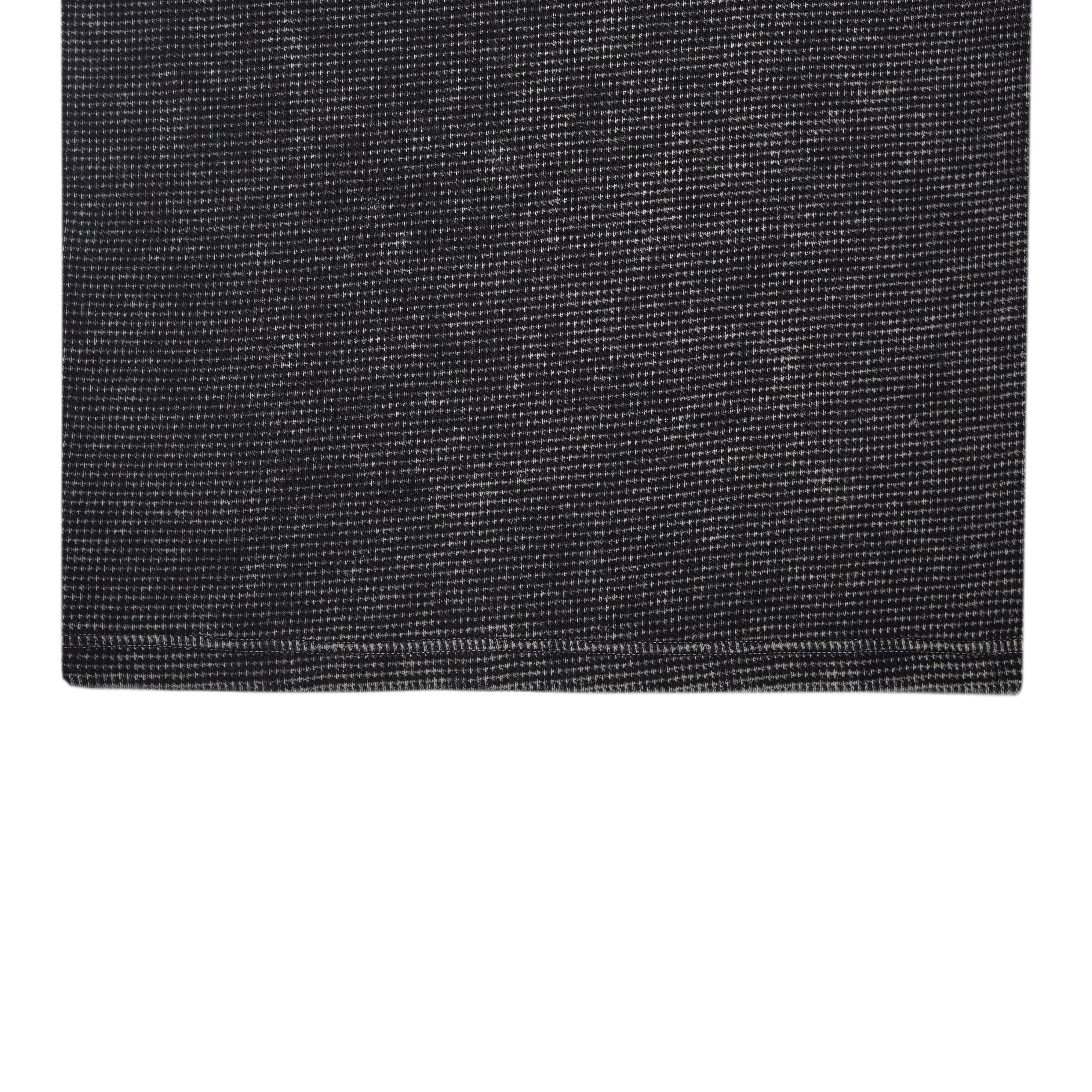 Thermal Contrast Vintage Wash Polo Shirt With Same Collar