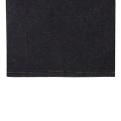 Thermal Contrast Vintage Wash Polo Shirt With Knitted Collar