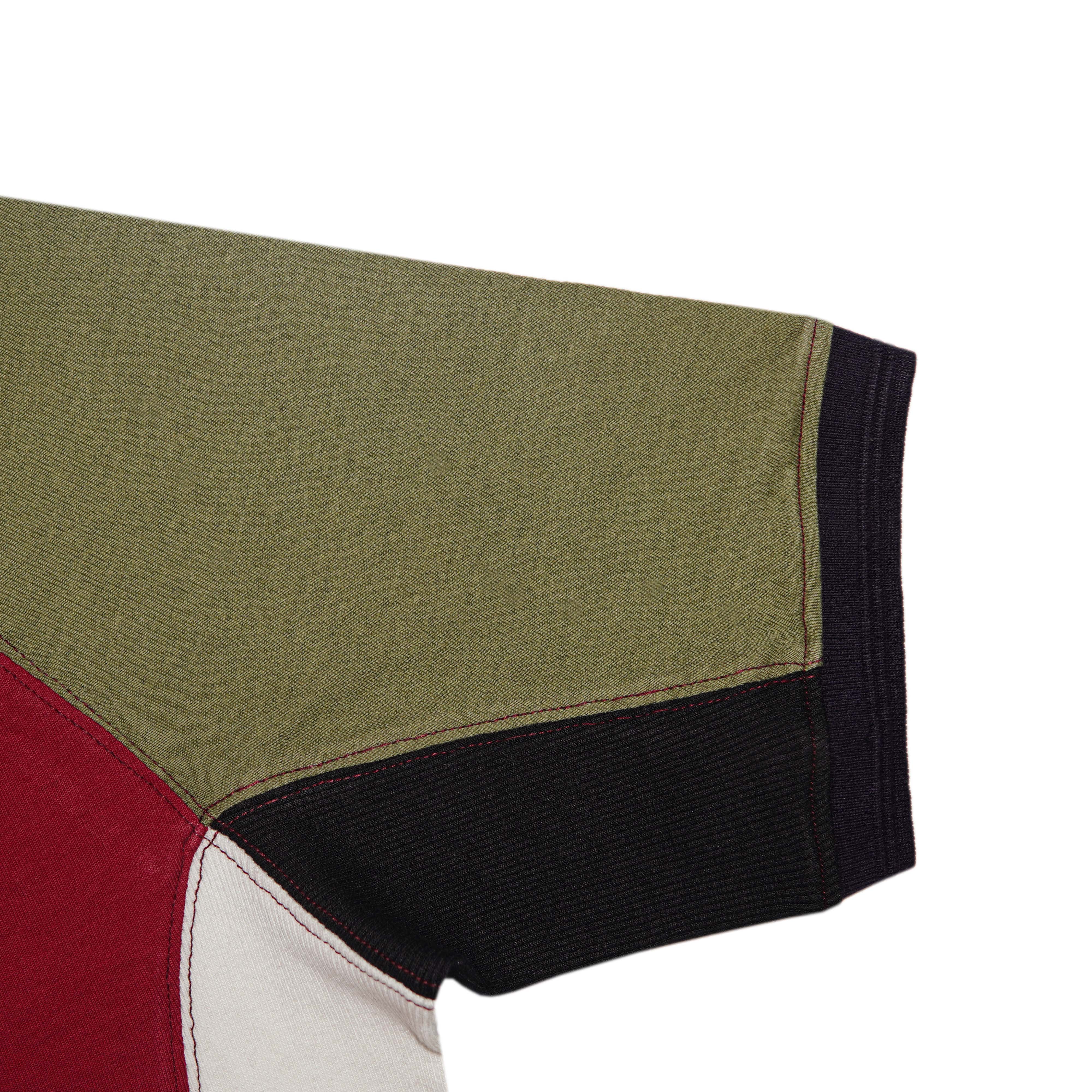 S/J Side Panal Raglan Polo Shirt