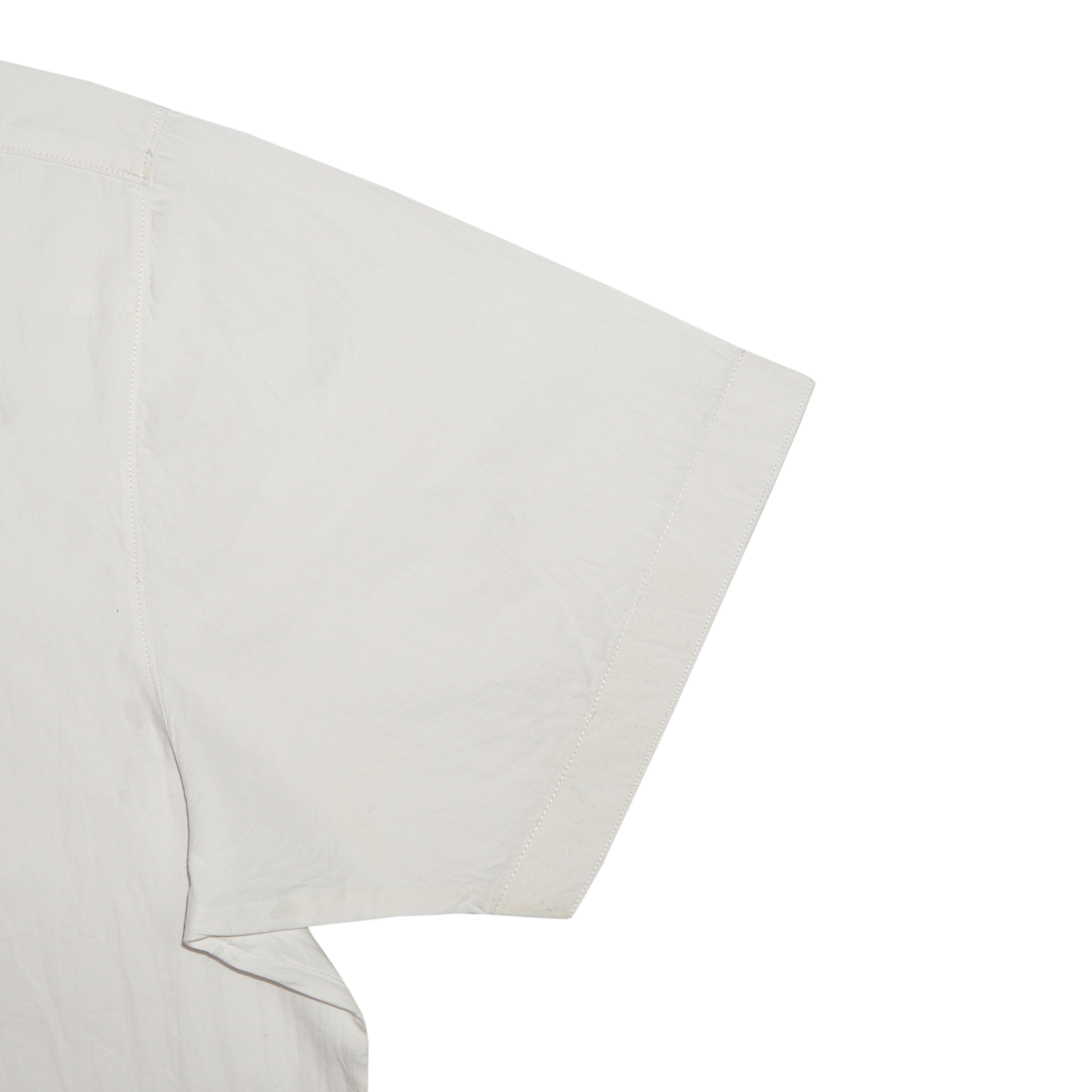 Mesh Fabric Quarter-Zip Short-Sleeve Fancy Kurta