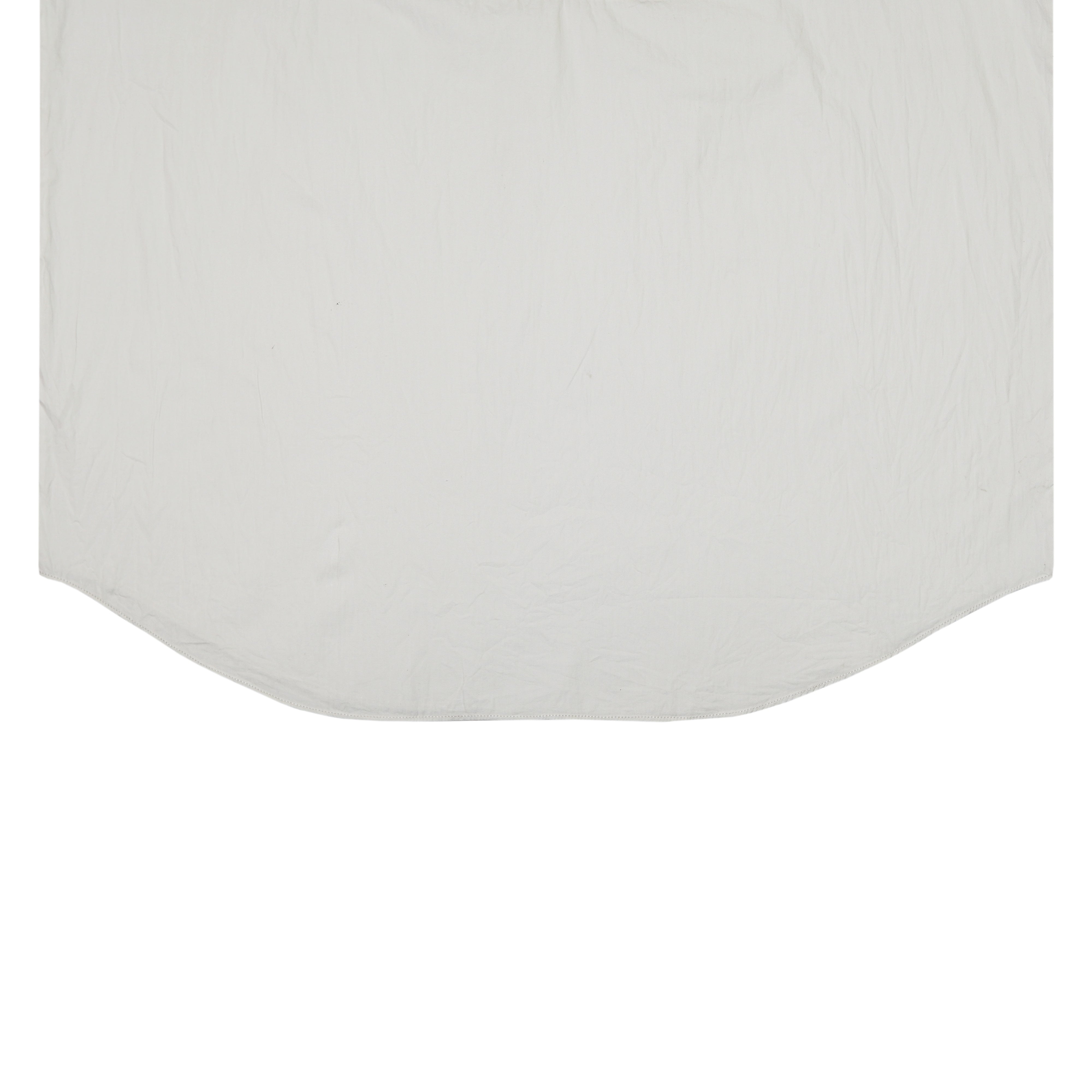 Mesh Fabric Quarter-Zip Short-Sleeve Fancy Kurta