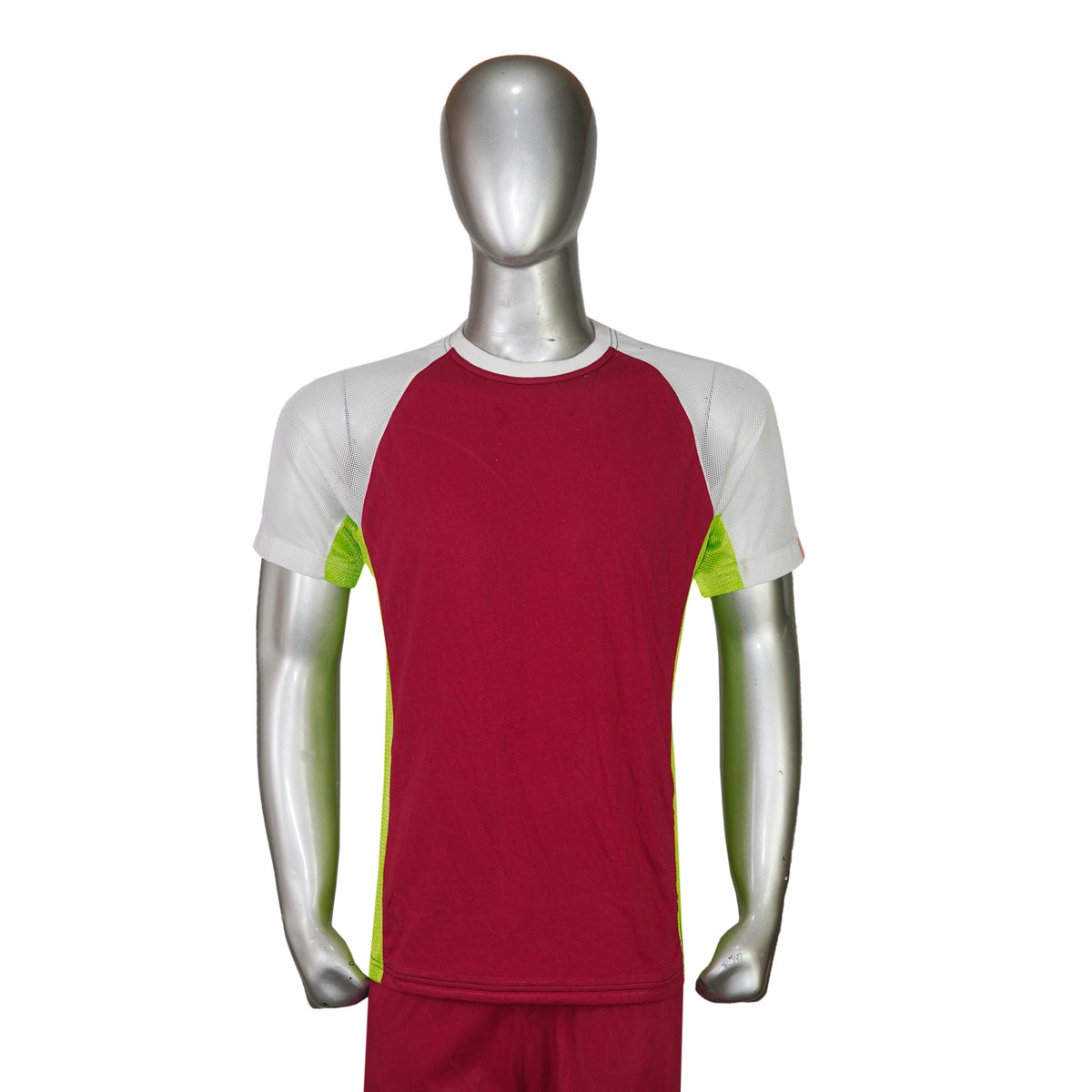 Mesh Side Panel Against Sweating Raglan T Shirt