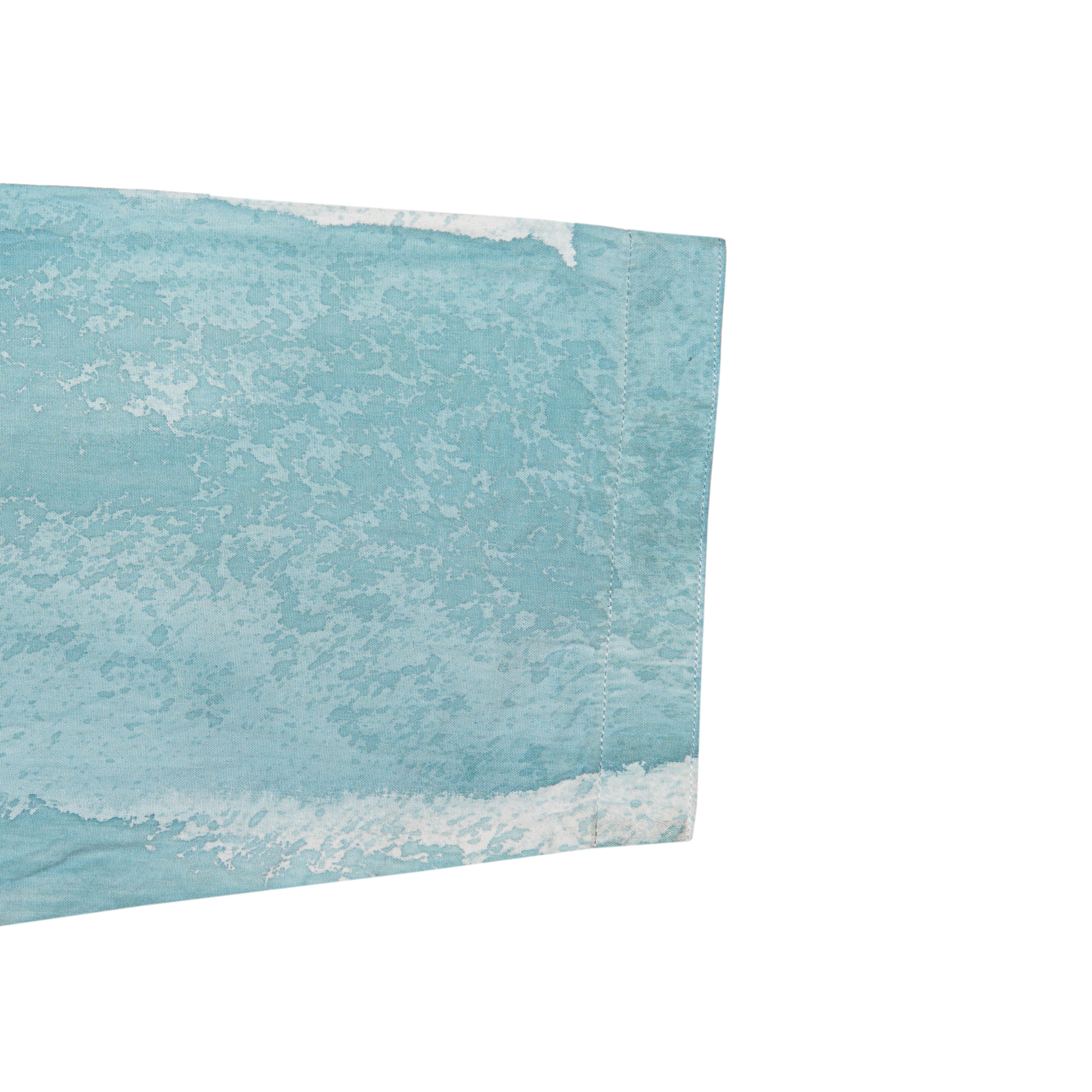 Mesh Fabric Quarter-Zip Long-Sleeve Fancy Kurta