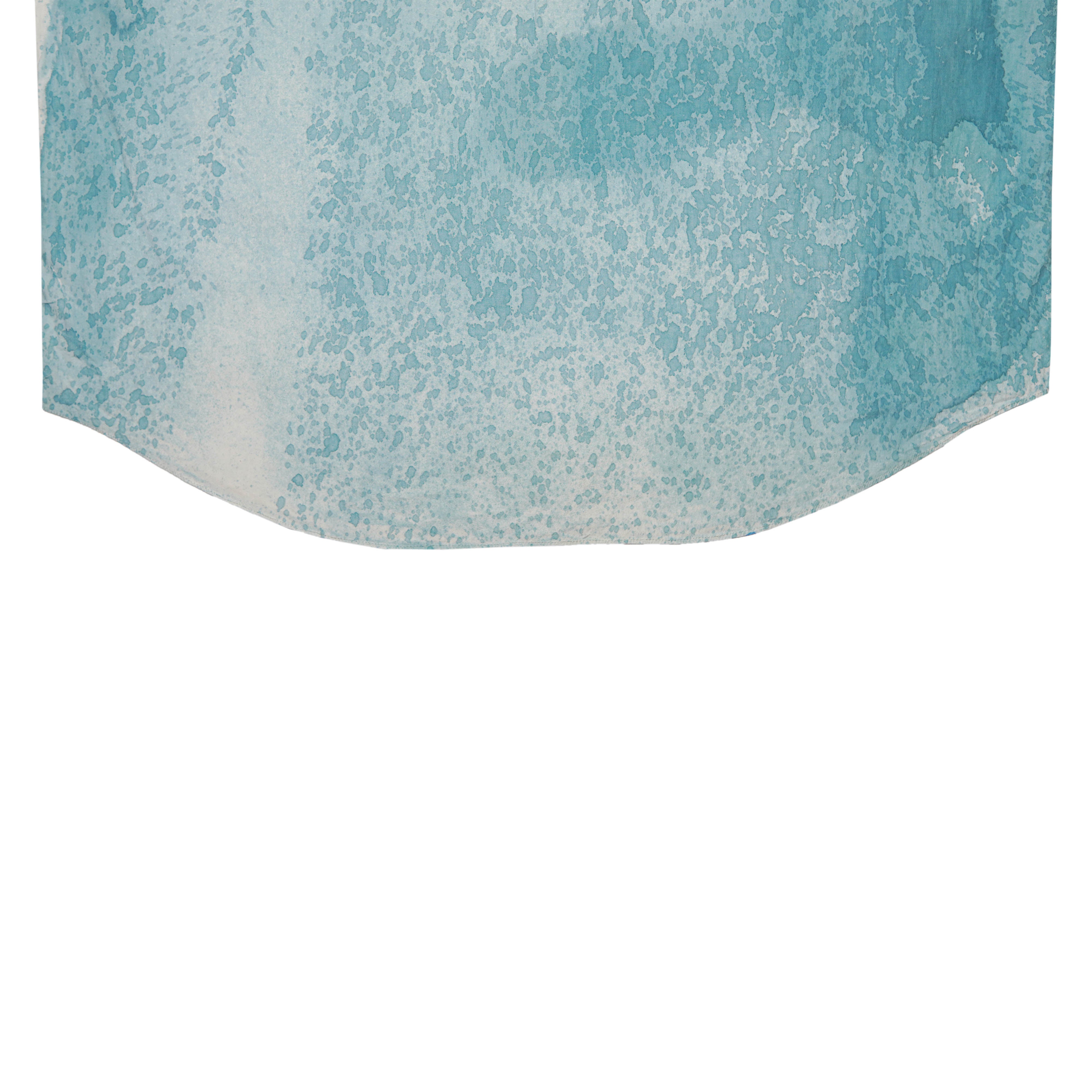 Mesh Fabric Quarter-Zip Long-Sleeve Fancy Kurta