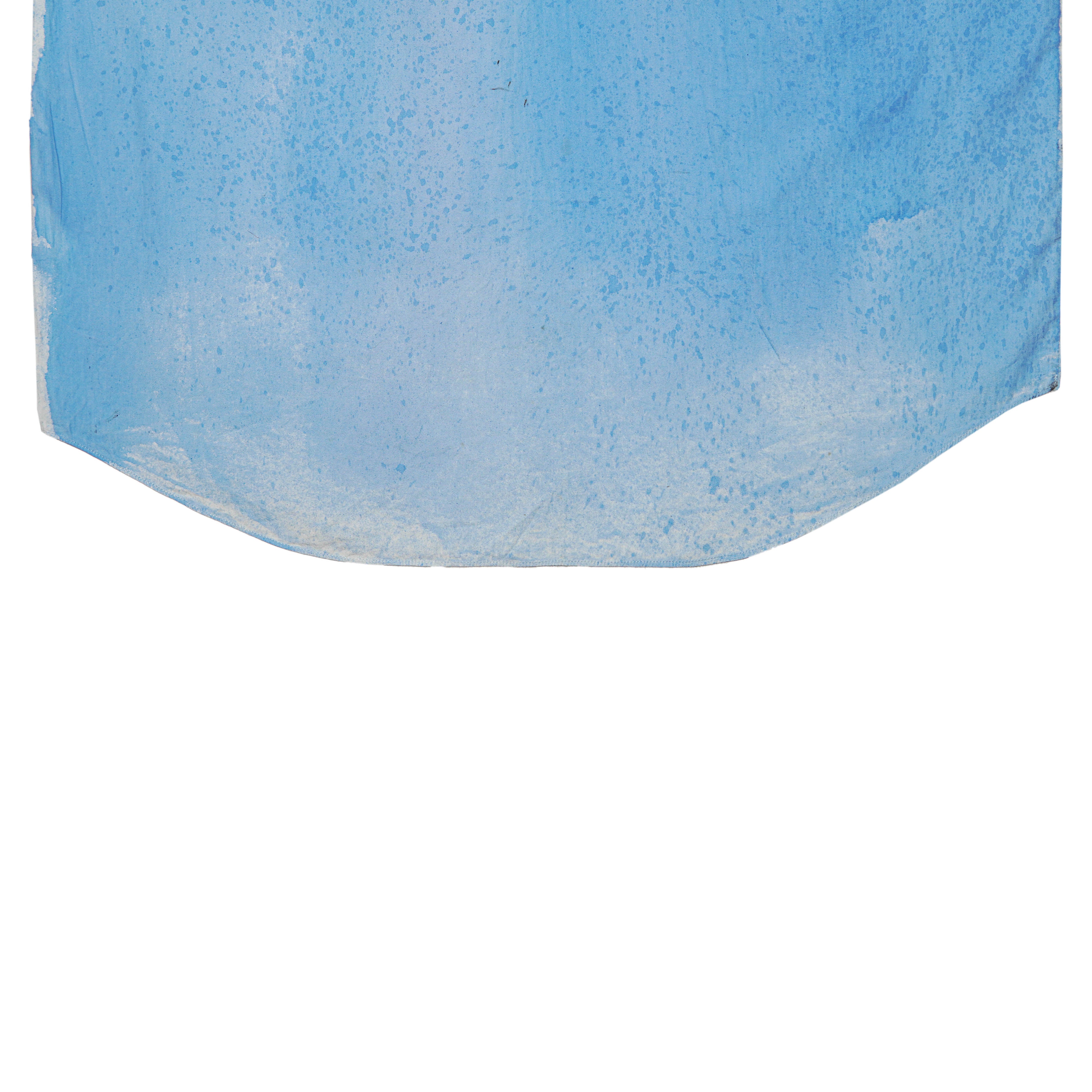 Mesh Fabric Quarter-Zip Short-Sleeve Fancy Kurta