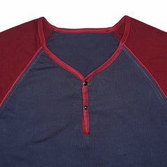 Y-Neck Raglan Short Sleeve T-Shirt