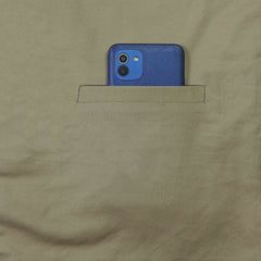 Men’s Beige Twill Blazer Coat