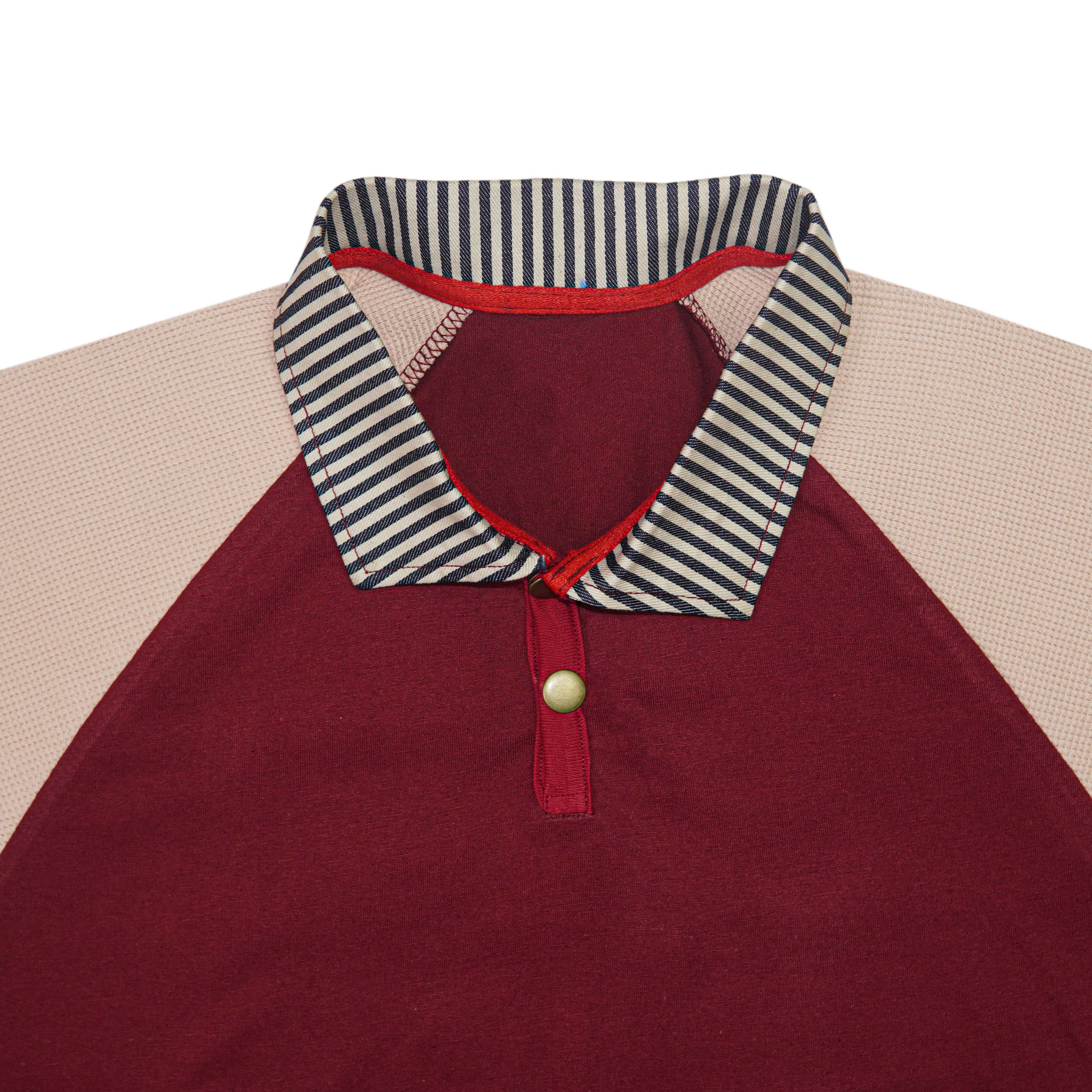 Raglan Thermal Full Sleeve Polo Shirt