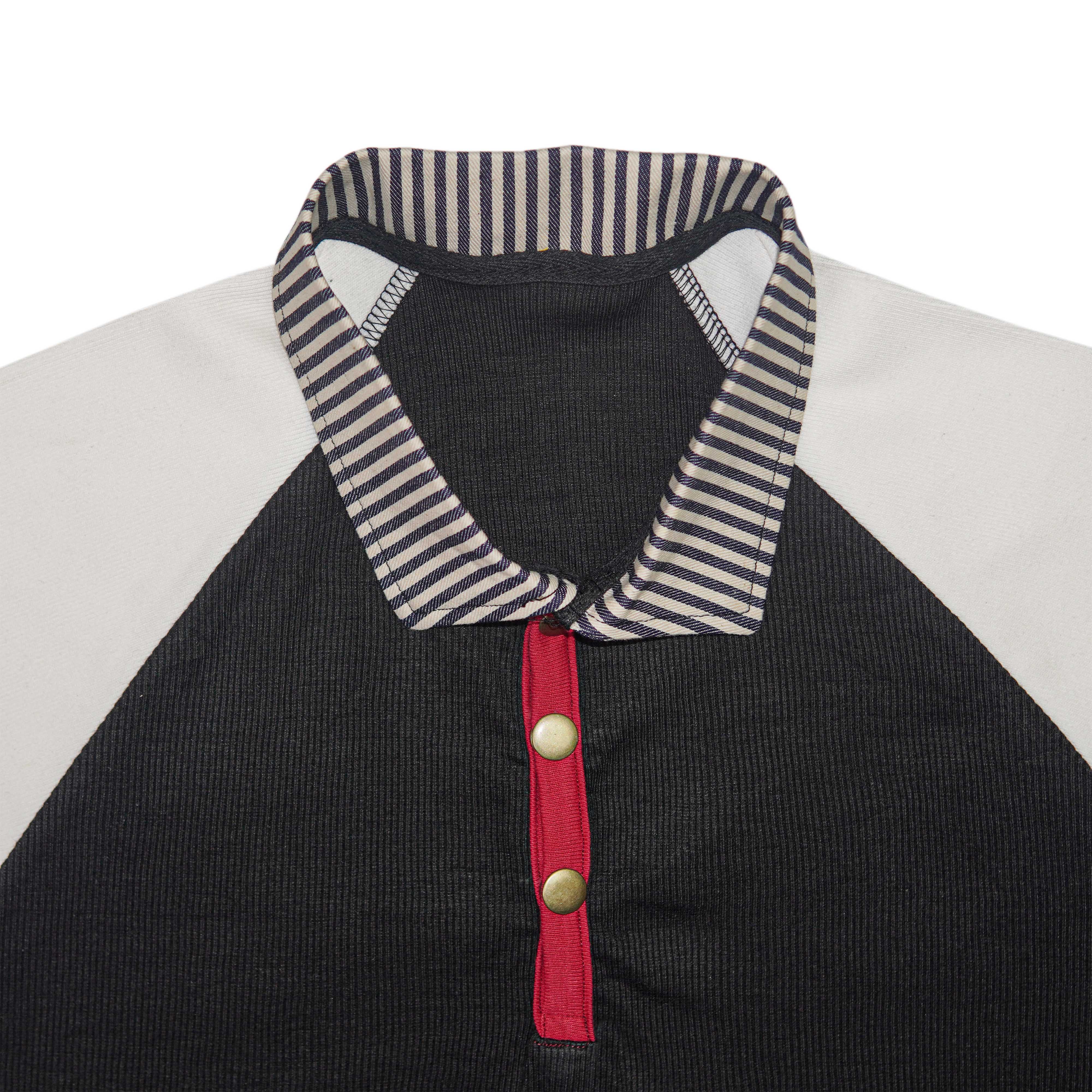 Raglan contrast Full Sleeve Polo Shirt