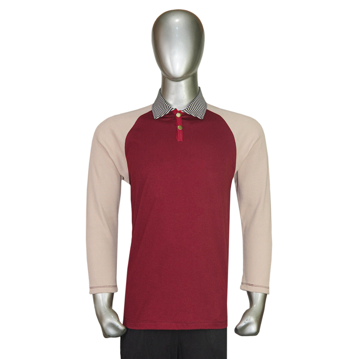Raglan Thermal Full Sleeve Polo Shirt