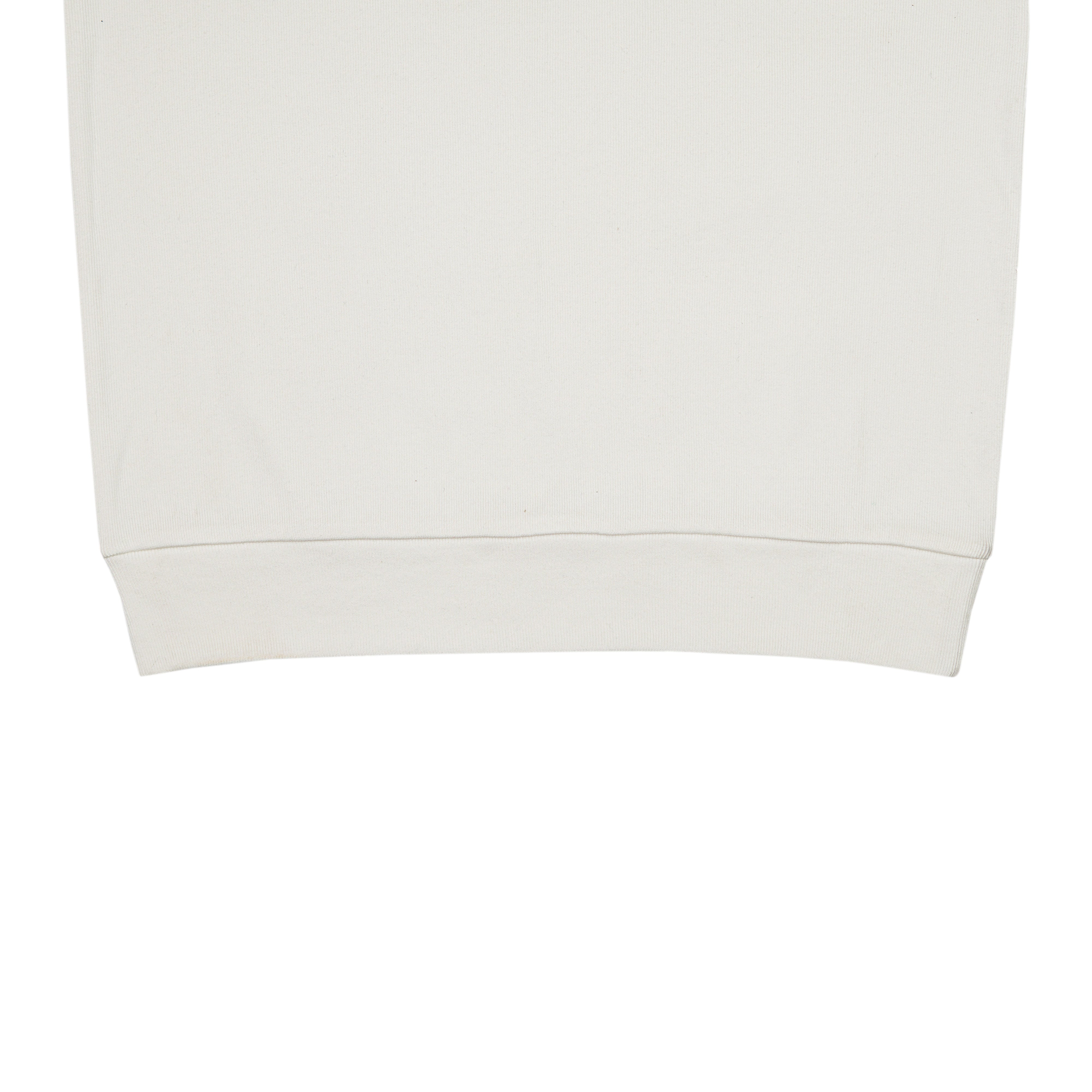 Short Zip Rib-Fashion Sweatshirt