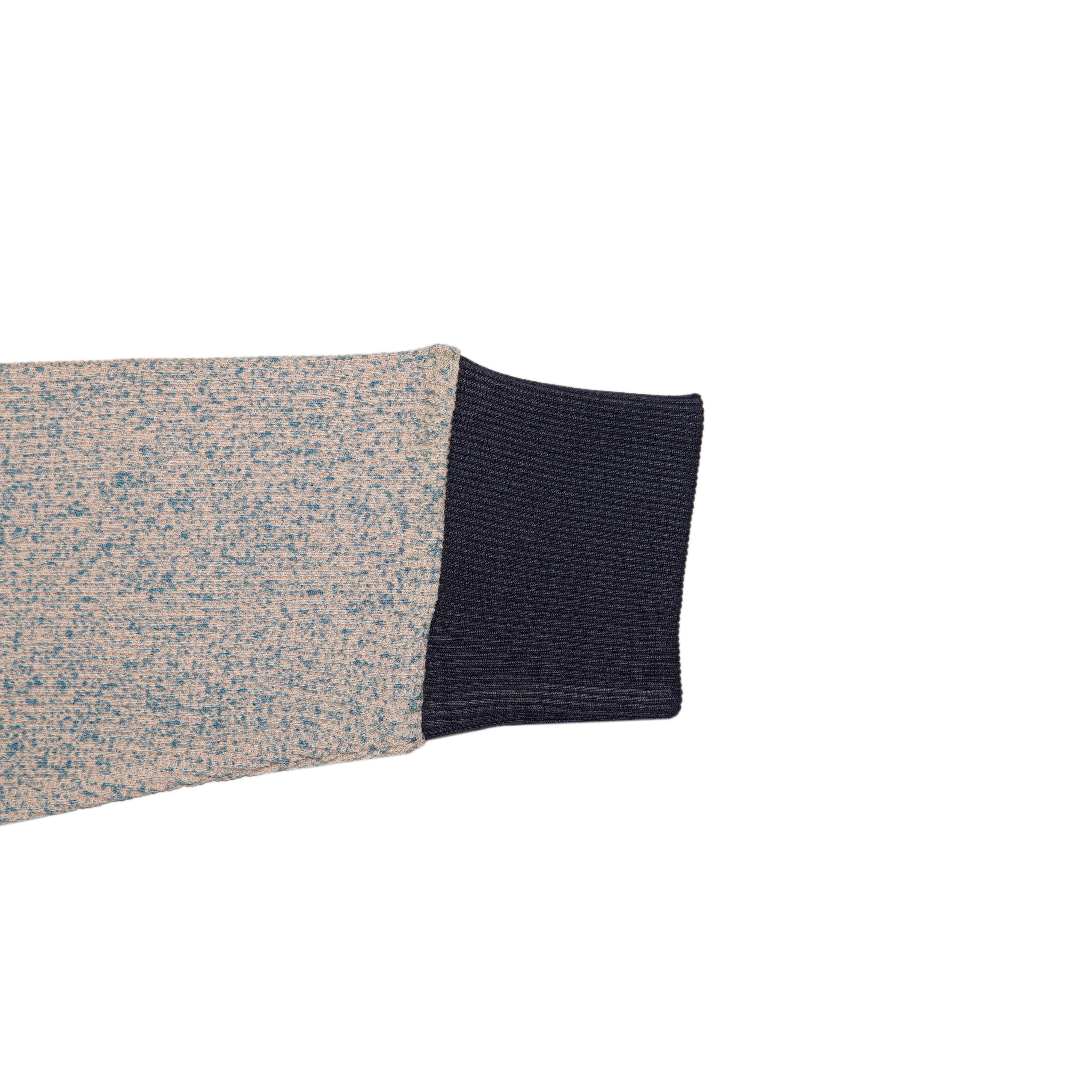 Meticulously Crafted Button-Neck Pullover Sweatshirt