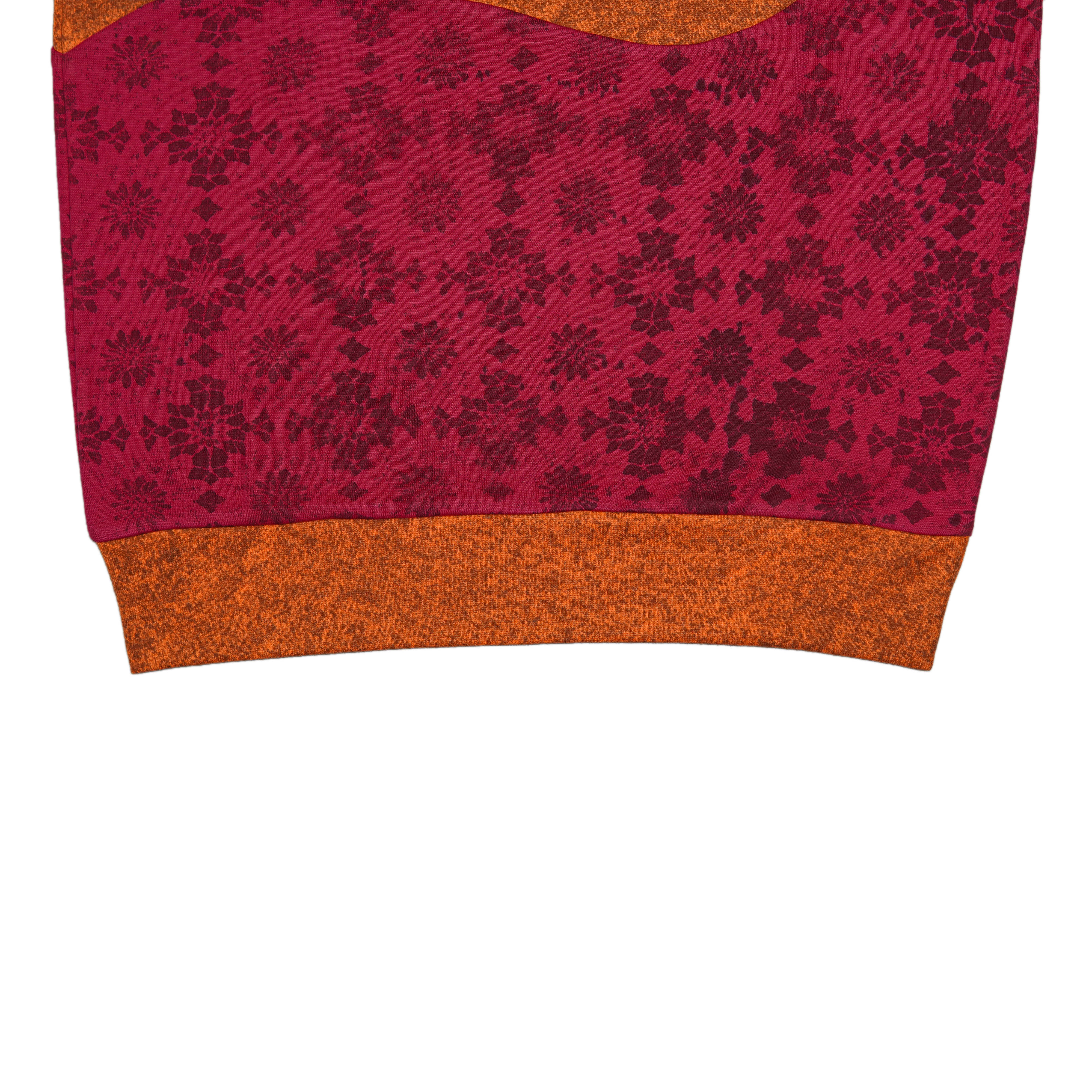 Vibrant Quarter-Zip Knit Pullover Sweatshirt