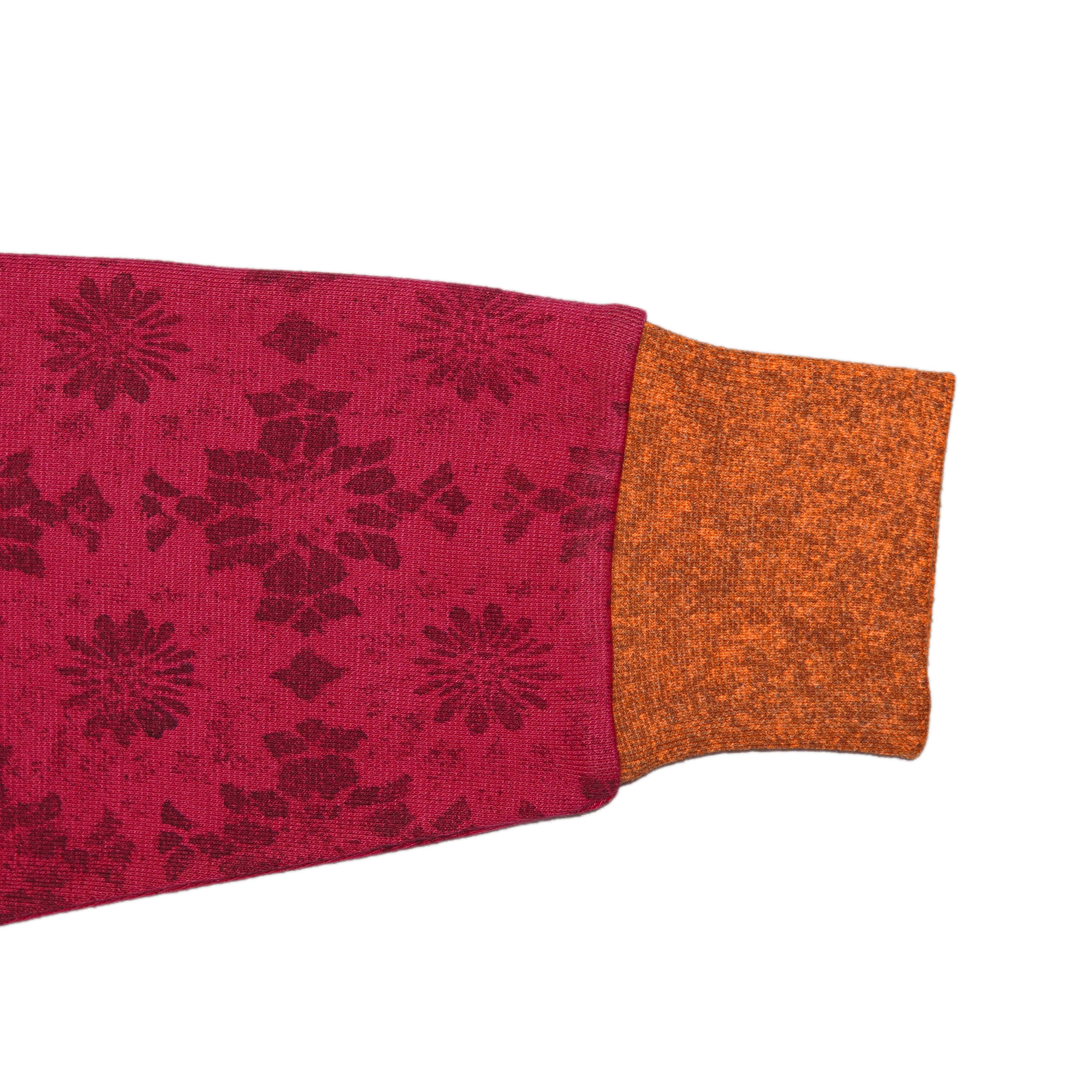 Vibrant Quarter-Zip Knit Pullover Sweatshirt